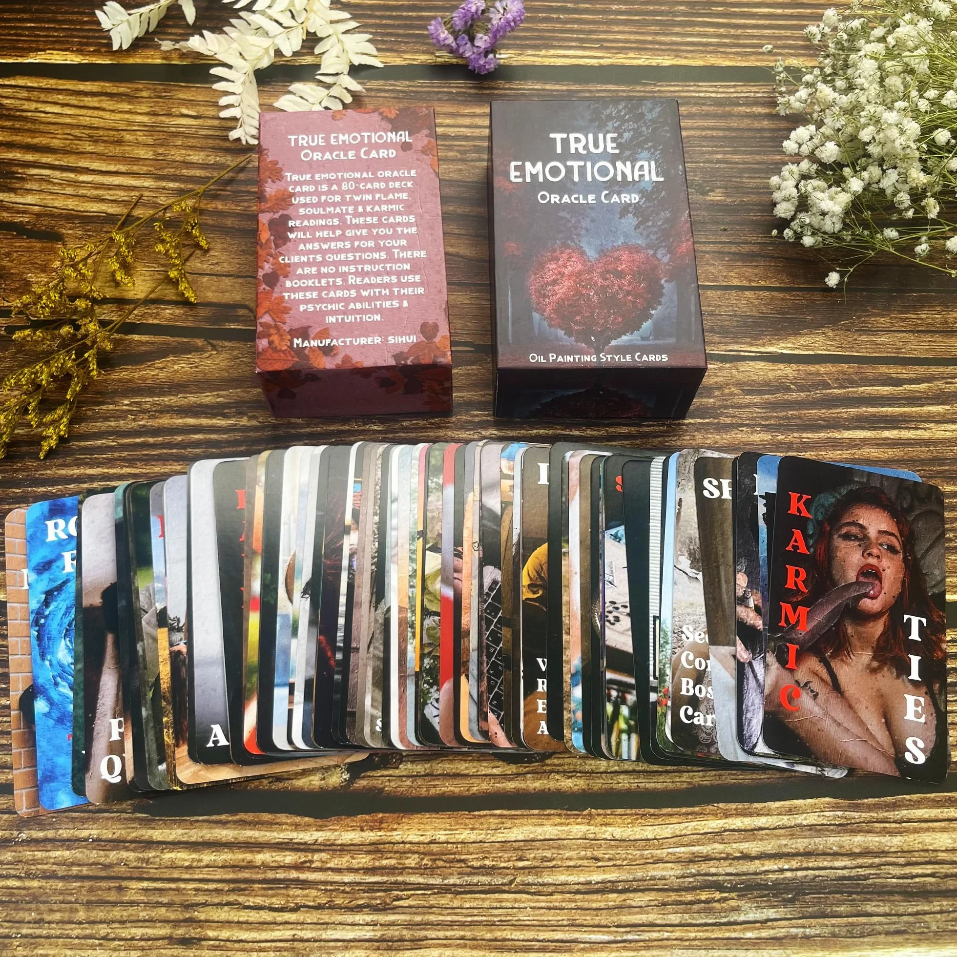 Twin Flame Oracle Cards, Soulmate Oracle Deck, Karmic Oracle Cards