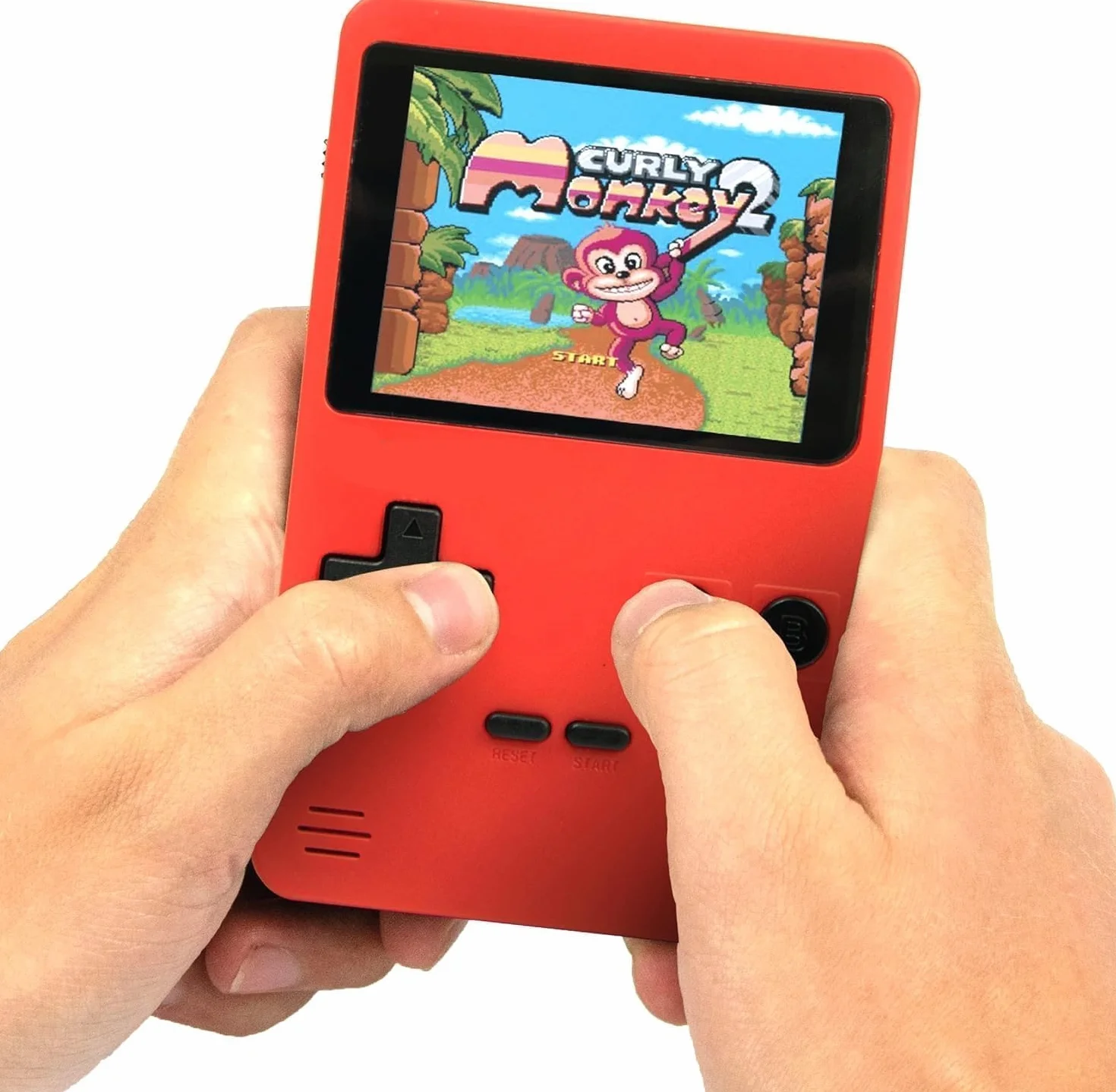 Console Portatile con Giochi Arcade | Mini Console di Giochi Retrò | 400 giochi in 1 | Portatile ogiochi Classici regalo natale | Super Console Retrò Game per Bambini e Adulti ROSSO