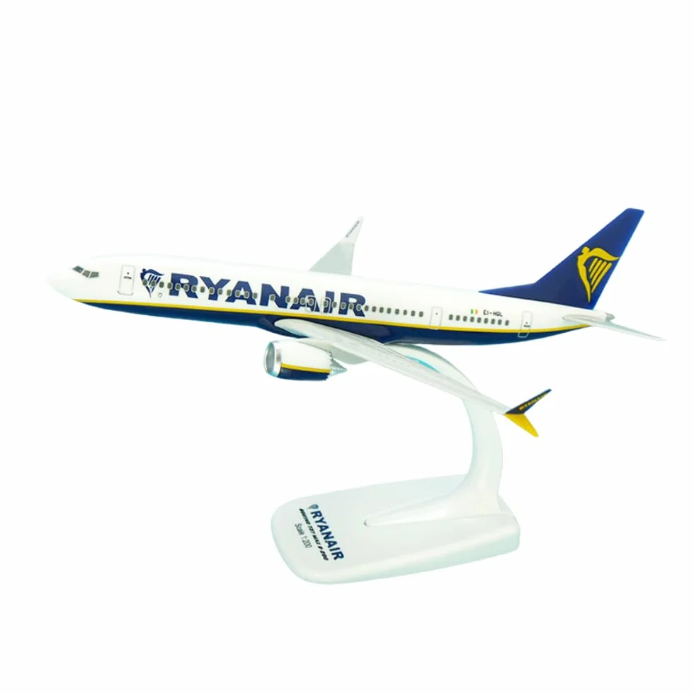 Ryanair Modello Aereo Boeing 737 MAX 8-200 EI-HGL 20 cm Modello Snap-Fit