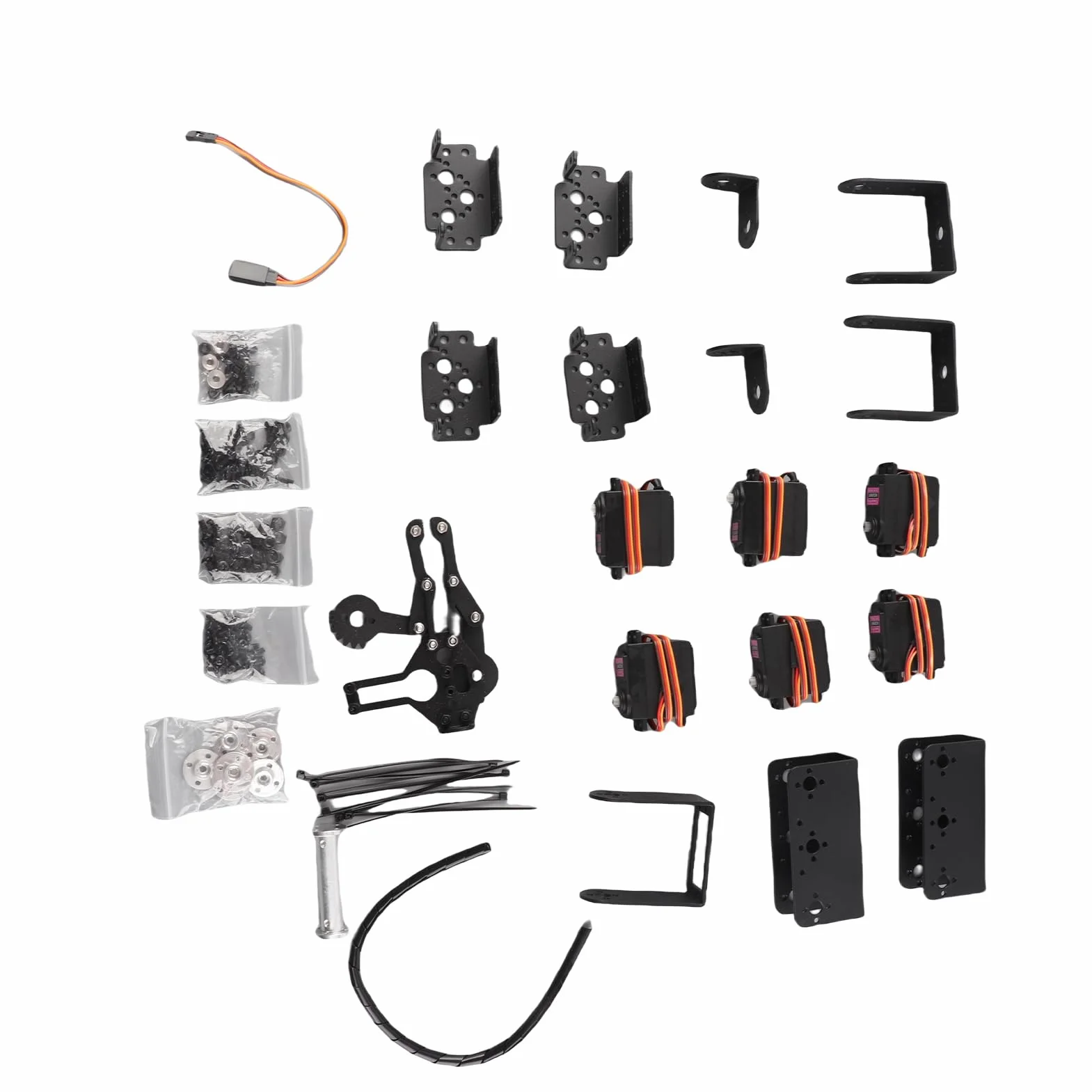 Kit Braccio Robotico 6DOF per Adulti, Kit di Costruzione Braccio Robotico con 6 Servi, Maniglia e Artiglio Meccanico, Robot di Programmazione Educativa per Adolescenti e Principianti per