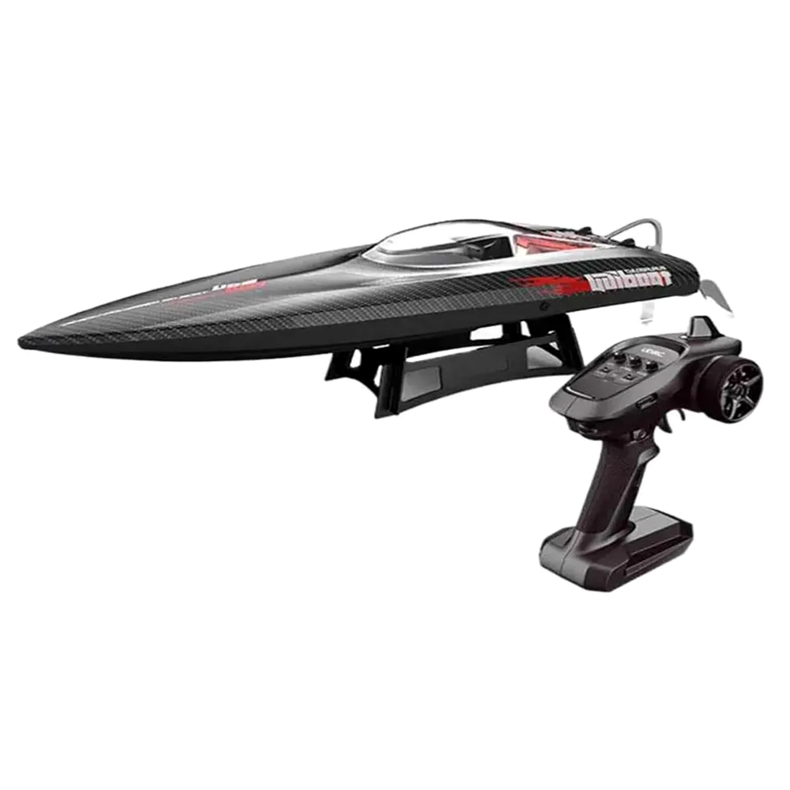 Udi022 motoscafo rc brushless 50 km/h 2.4ghz autoraddrizzante ad Alta velocità Barca telecomandata Sistema di Raffreddamento ad Acqua per Gare in Laghi, Piscine e stagni,Dual Battery