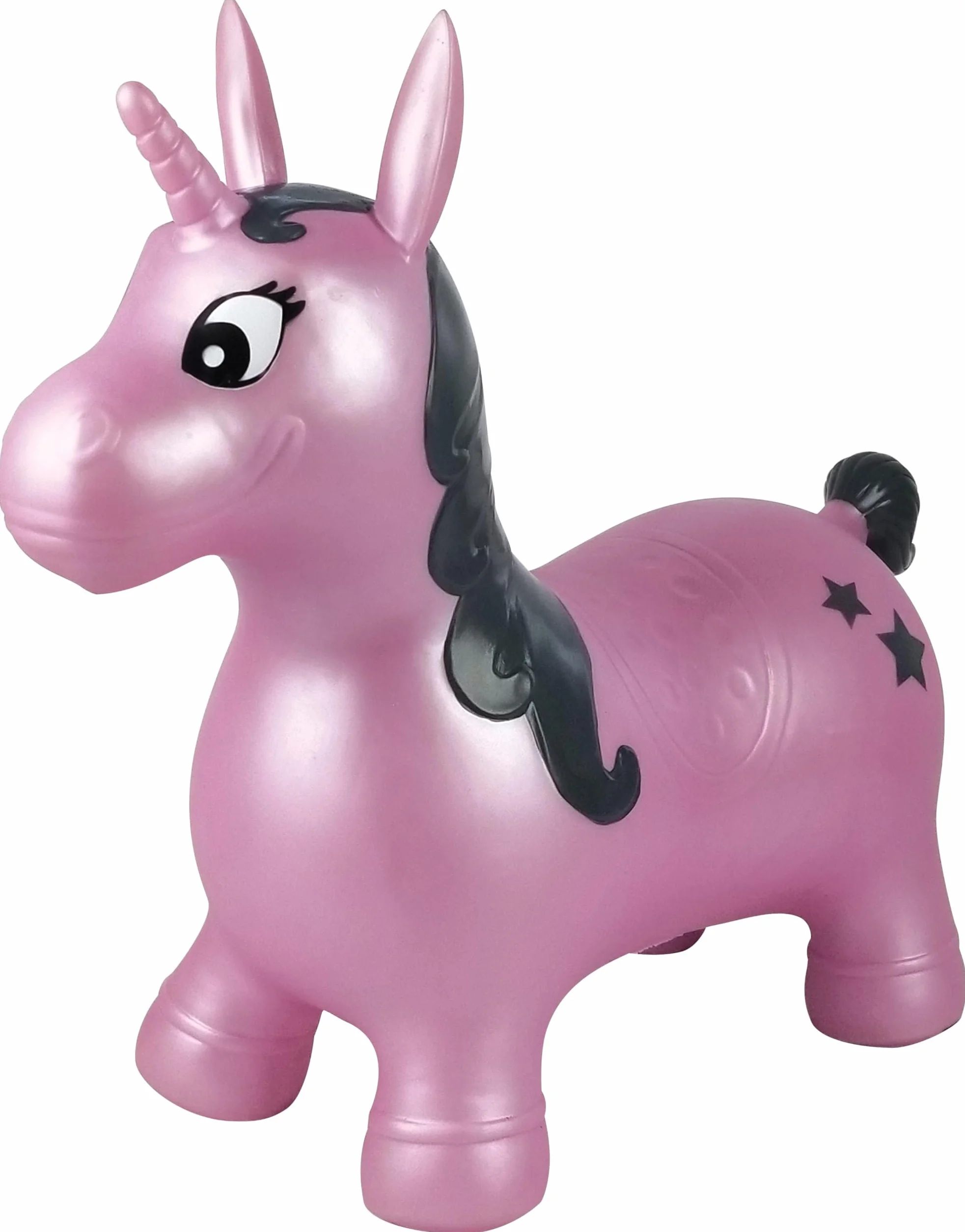 Lexibook Unicorno da Salto Gonfiabile, per Uso Interno ed Esterno, per Lo Sviluppo dell'equilibrio e delle capacità motorie, Pompa Manuale Inclusa, Plastica sicura e Durevole, Rosa, BG050UNILXB