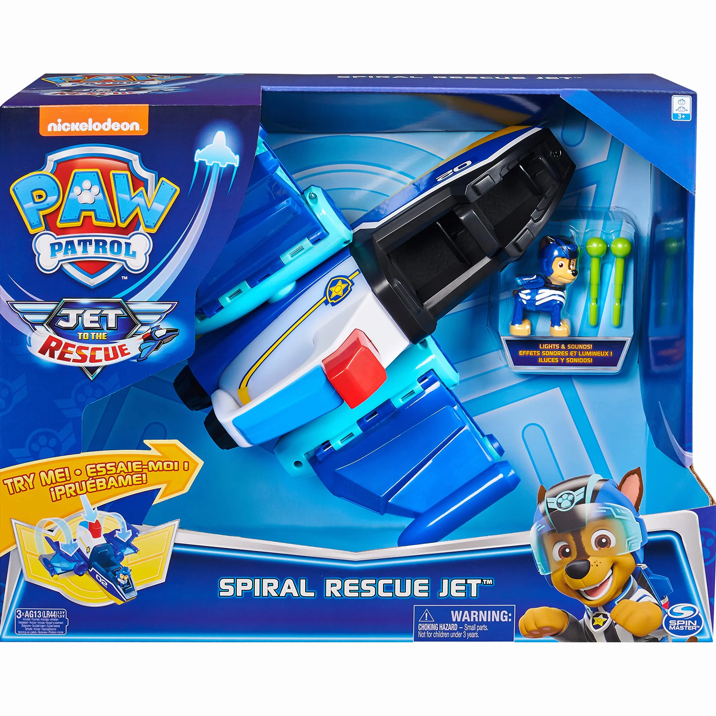 PAW PATROL Jet to The Rescue Spiral Jet
