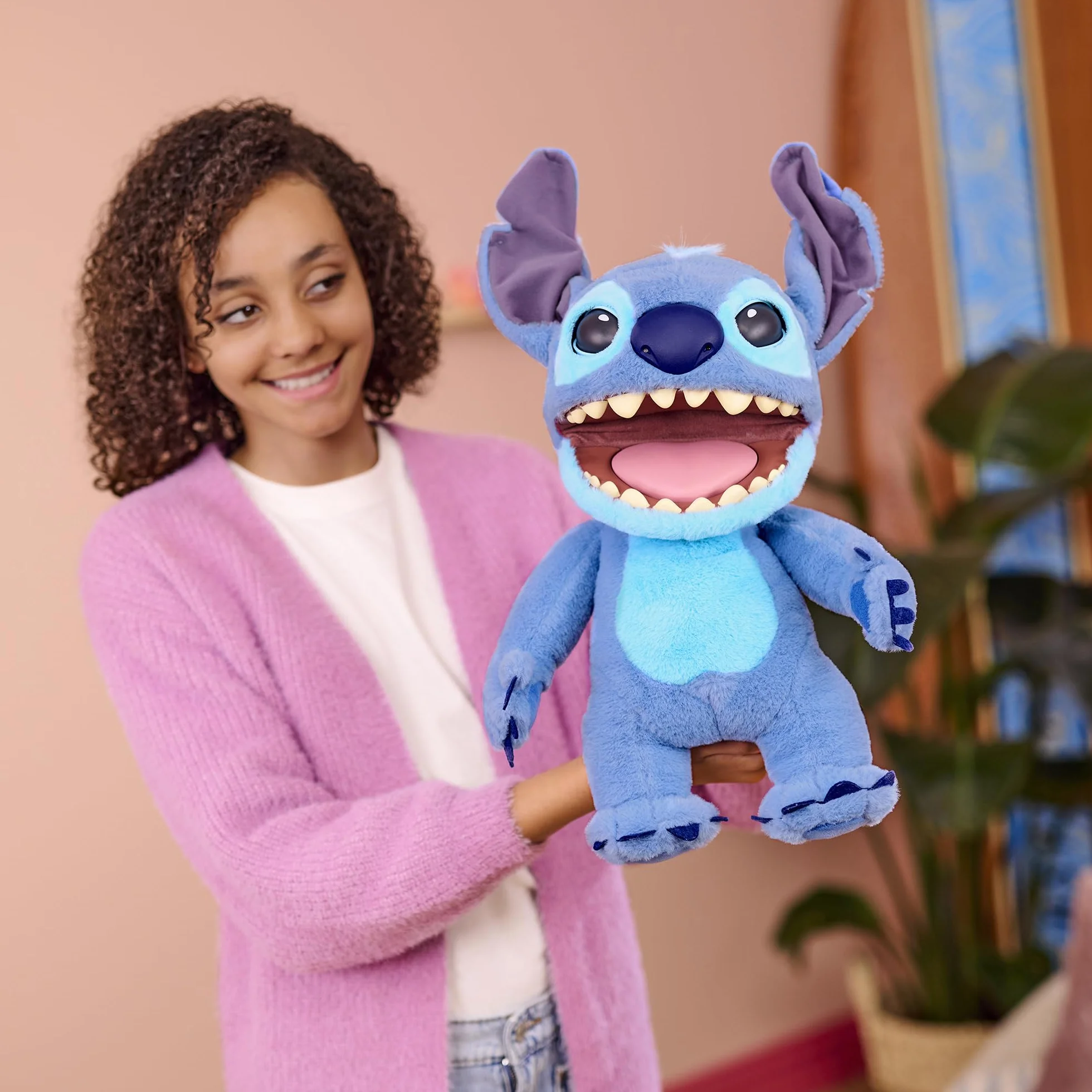 Disney Stitch Pupazzo Animatronico Peluche Real FX 100+ Azioni Suono 1a Edizione 6+