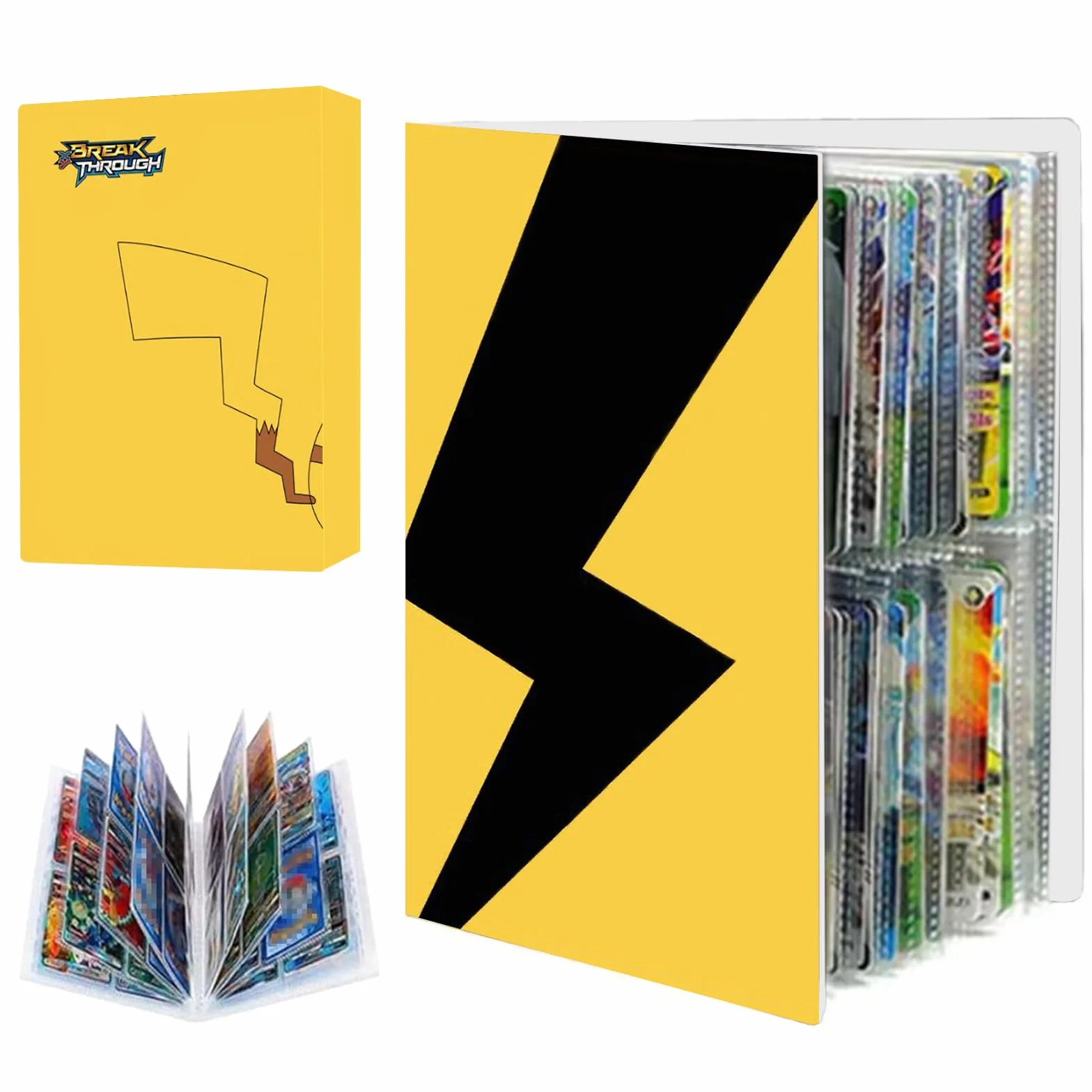 Album per Carte, Libro Porta Carte, Raccoglitore Carte, Album cartella da Collezione, 30 Pagine, Capacità 240 Cartes