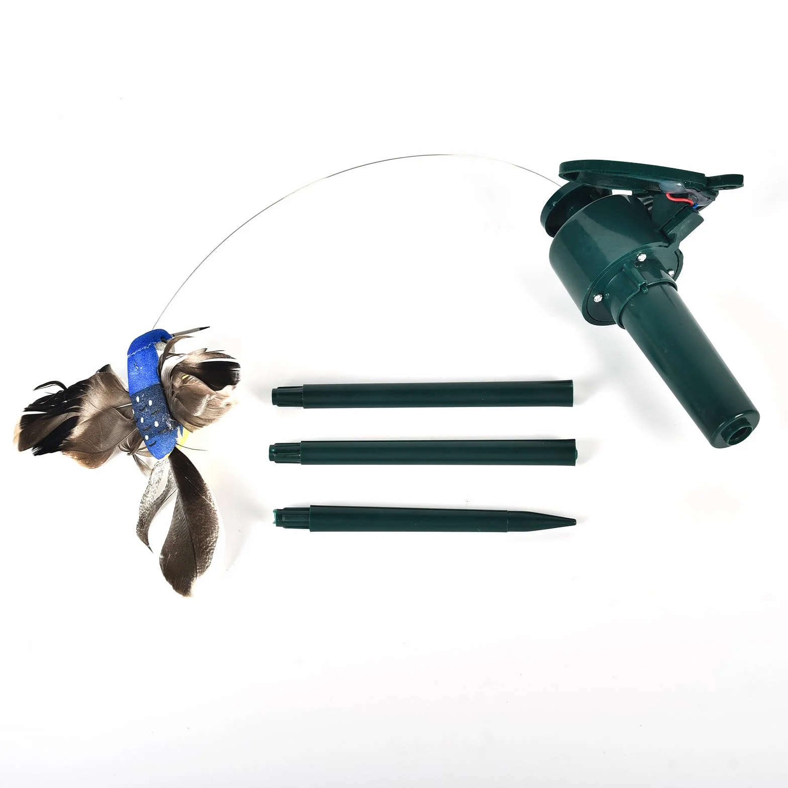 SEIWEI Farfalla da giardino, 2 pezzi, alimentato a energia solare/a batteria, decorativo, volante, colibrì, farfalla, simulazione uccello per giardino, cortile, piante, fiori, patio, paesaggio