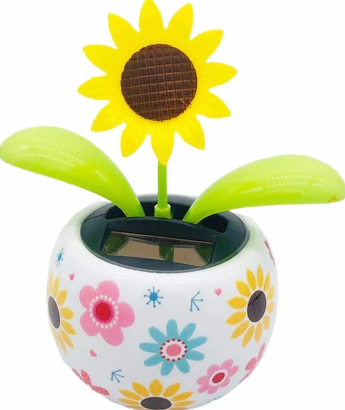 Girasole Solare Danzante Fiore Oscillante Decorazione Scrivania Kit Energia Solare