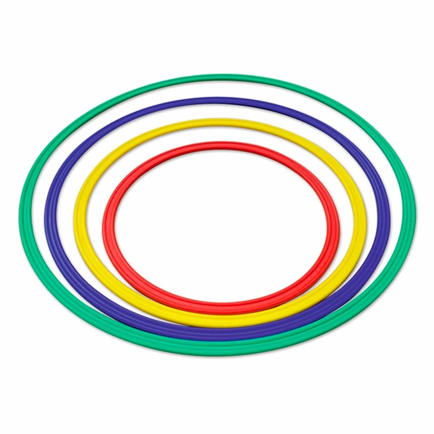 Cerchi Piatti per Ginnastica e Attività Motoria ø 70 cm. Set 4 Colori
