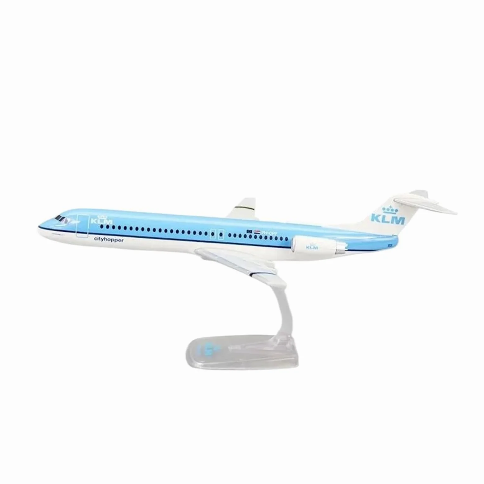 Aereo in Metallo pressofuso Scala 1:100 per Modello di Aereo FK-100 Giocattolo per Collezione, repliche di Aerei in Miniatura per Raccolta ed Esposizione