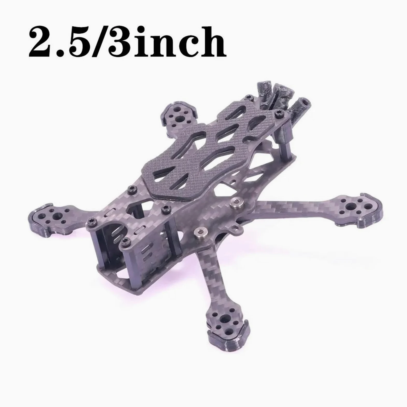 Kit telaio AP&EX da 2,5/3 pollici RC Drone FPV Racing Quadcopter su&pp&ort Ca&dd&x Po&la&r/Ne&bu&la Na&no 1103 1104 1106 1204 Motore Brushless(3 inch Frame Kit)