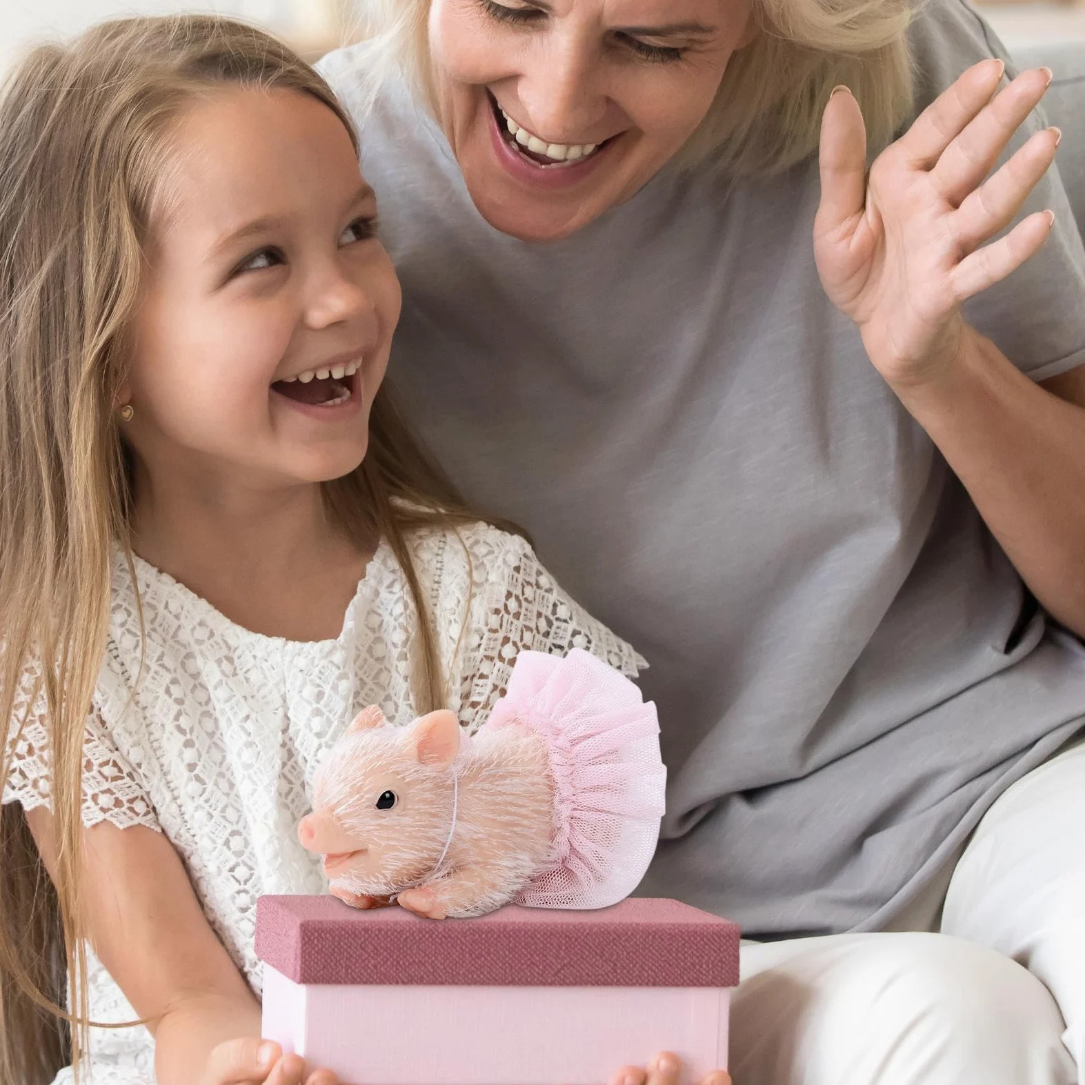 Gioca agli animali, animali per Giocattolo dei suinetti realistici | Accessori per infermieristica per laghetti di calze di Natale divertenti, decorazione divertente per gli adulti,