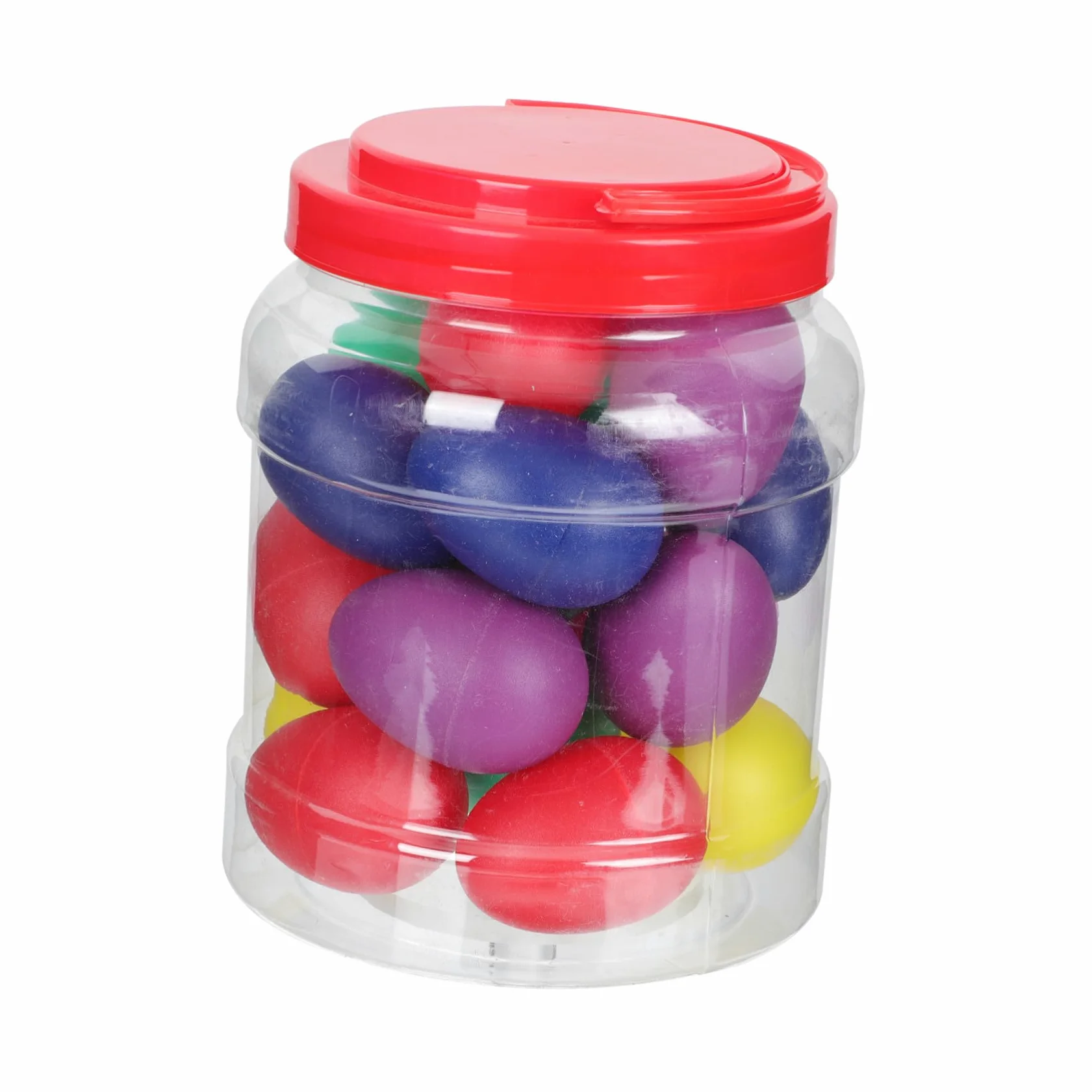 Milisten 20 Pezzi Uova Maracas Musicali in Plastico per Ragazzo Ragazza Superficie Liscia senza Bave, Strumenti Percussione per Festa Scuola Decor e Educazione Precoce Colore Casuale