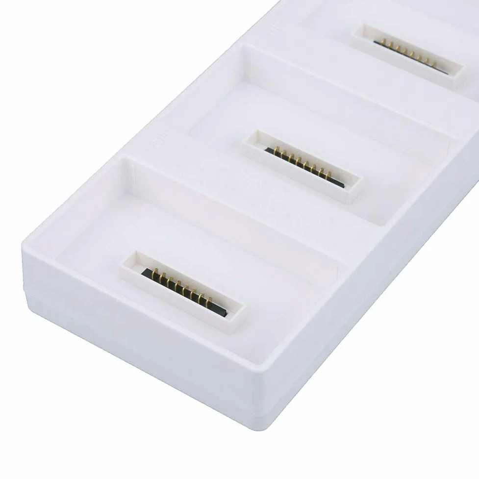 Drfeify Hub di Ricarica Multiplo per Drone 4, Caricabatterie Digitale | Carica 3 Batterie in Modo Ordinato, Display Digitale a LED, Spina Placcata in Oro, Piedini Antiscivolo, Protezione