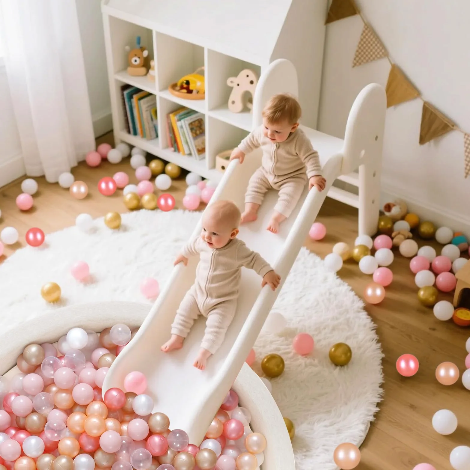 STARBOLO Palline per bambini, confezione da 100 200 50, senza BPA e ftalati, atossiche, a prova di schiacciamento, in plastica morbida, per bambini da 1 a 5 anni, per compleanno, piscina, box tenda e