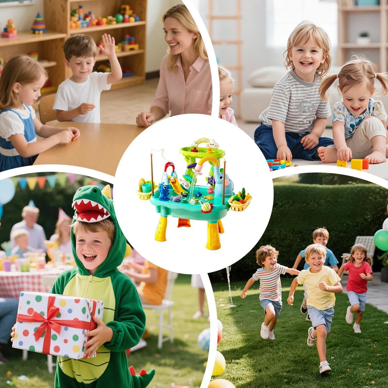 Tavolo Acqua Bimbi Giochi d' | Giocattolo Acquatico Da Esterno Per Bambini E Bambine Cortile Giardino Patio Spiaggia Campeggio Asilo Casa Bagno Sala Giochi
