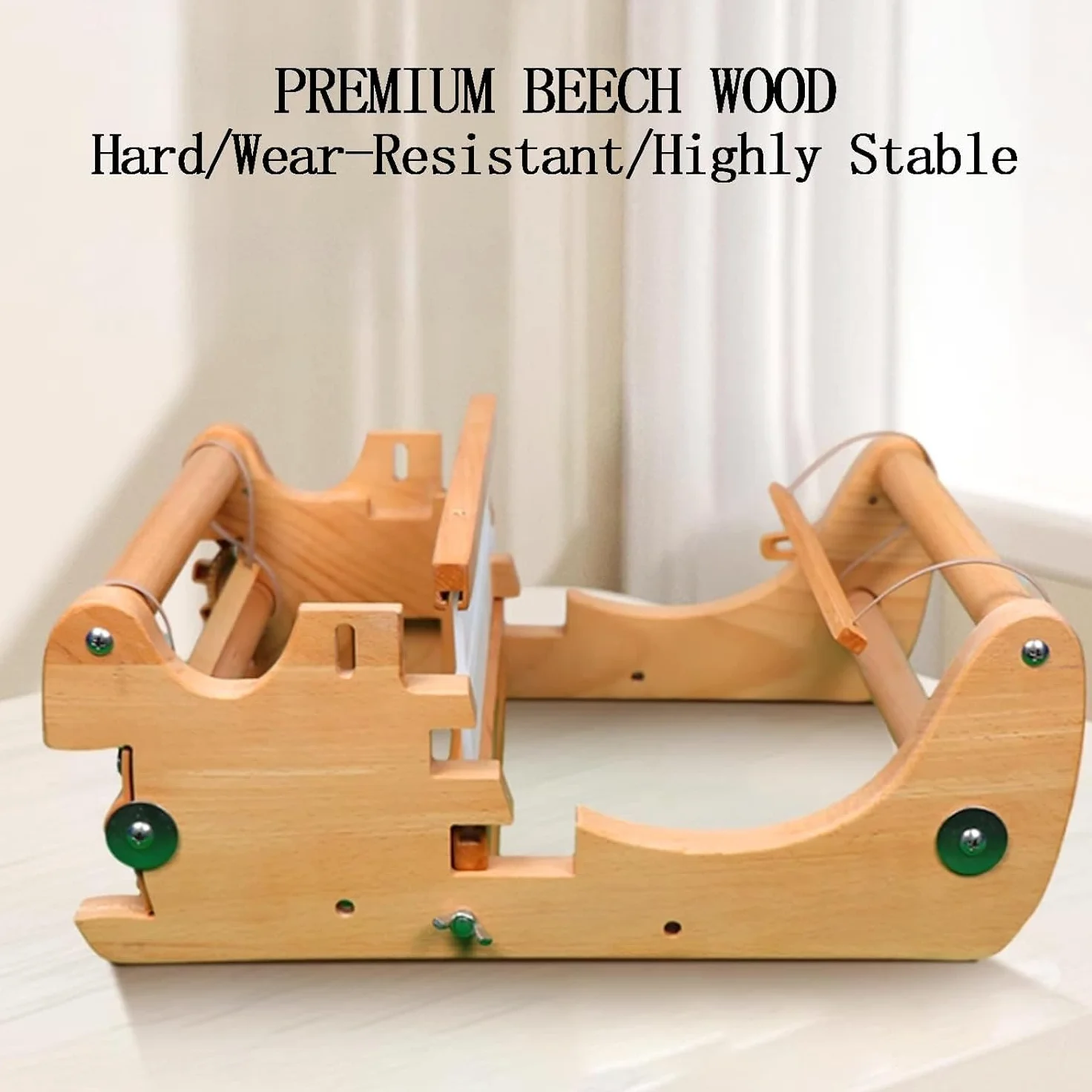 Macchina per tessitura a maglia fai da te, kit per la casa con pettine e bobina, larghezza massima 20 cm, densità regolabile per principianti, adulti, artisti artigianali
