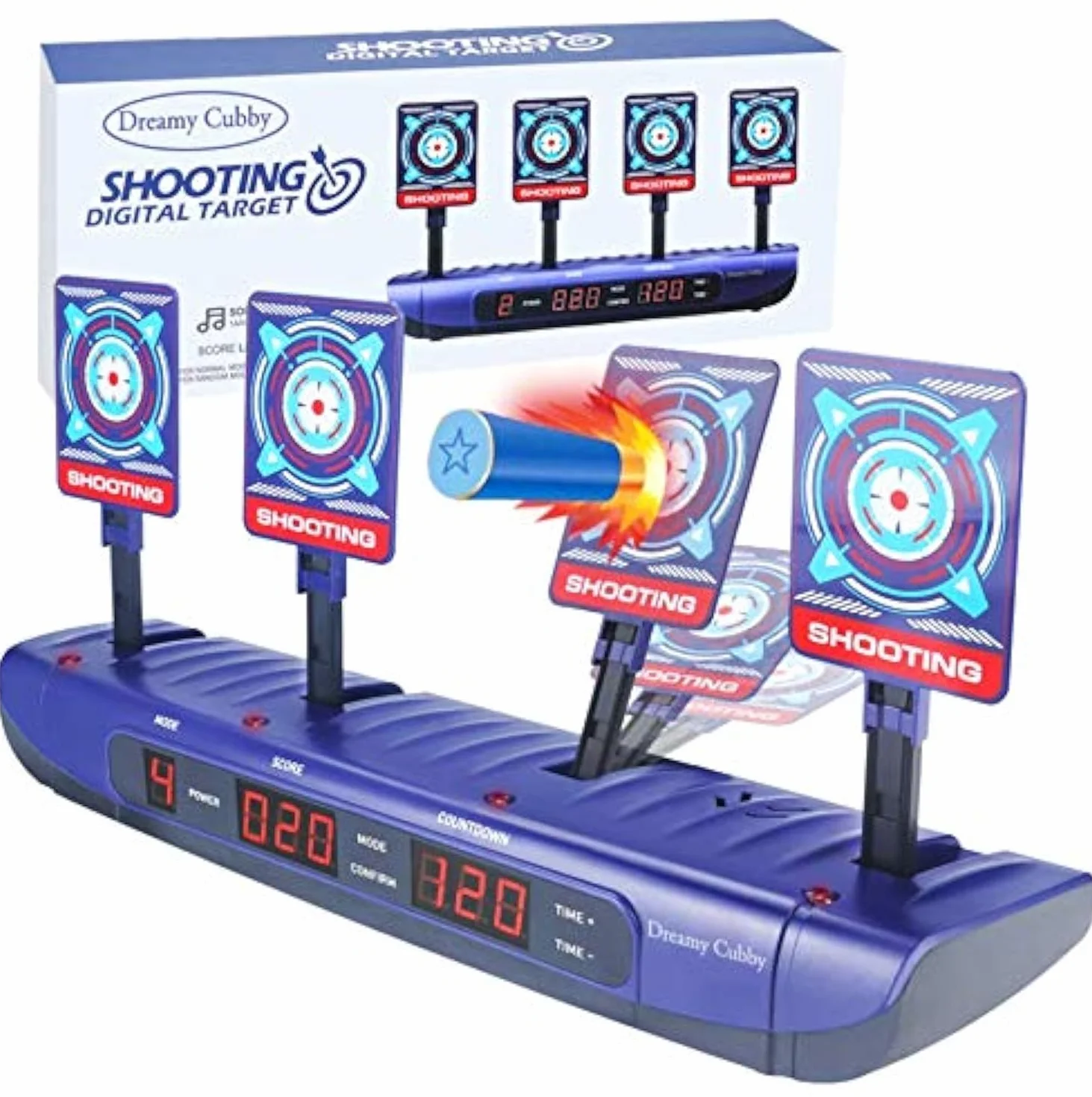 Bersaglio per Nervo Intelligente Automatico con Effetto Sonoro per Pistole Nerf N-Strike Elite/Mega/Rivale