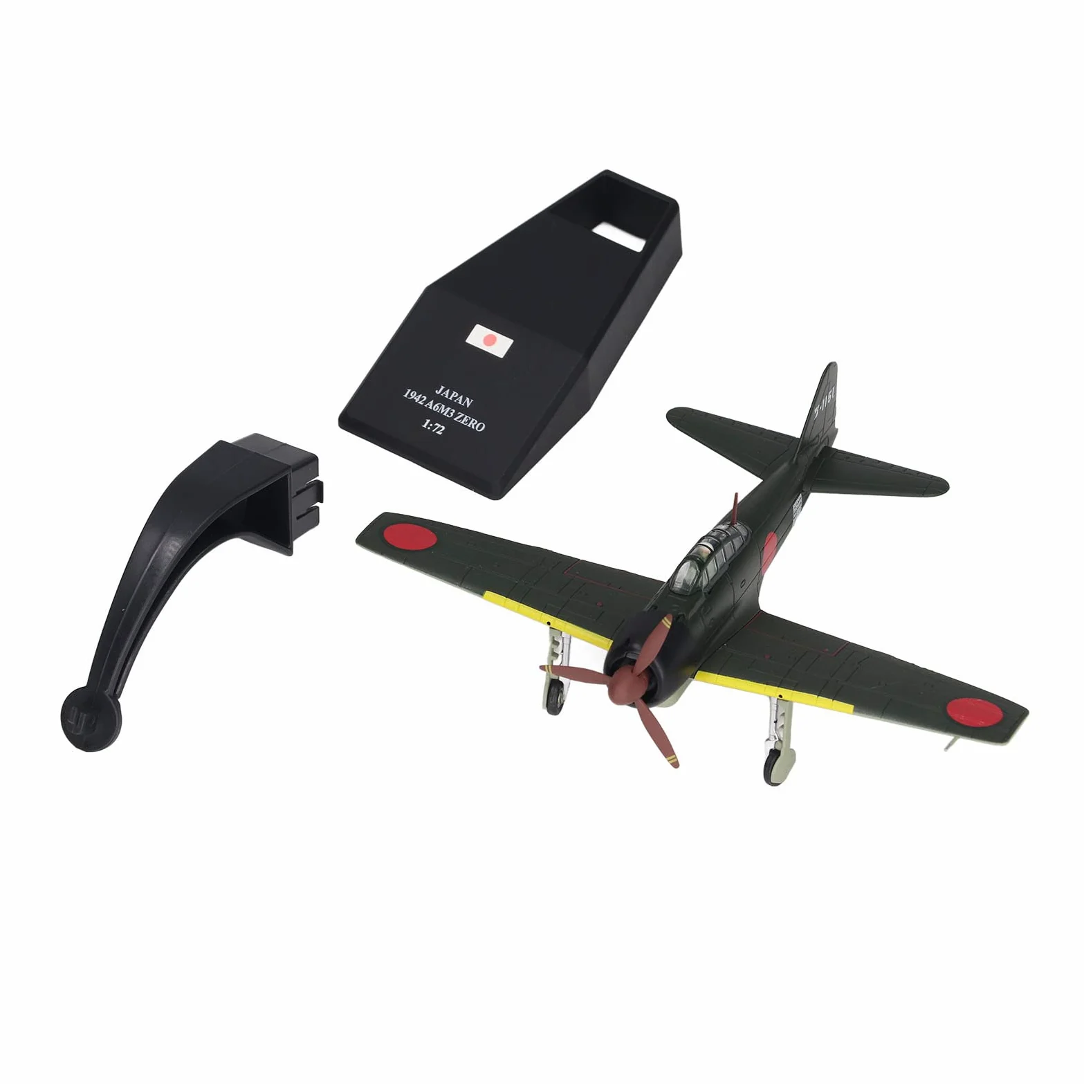 1:72 Alloy Fighter Airplane Model with Stand, Detailed Diecast