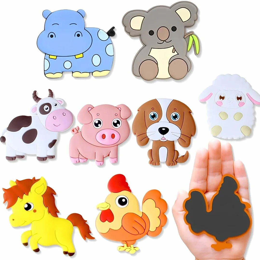JEYORZY 8 Pcs Magneti da Frigorifero per Bambini, Magneti Bambini 1-3 Anni, Regalo Educativo, Decorazione per Casa, Scuola e Ufficio