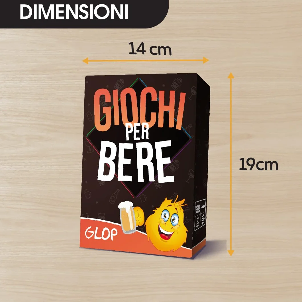 GLOP 400 Carte, Probabilmente i Migliori Giochi da Tavolo Adulti, Giochi per Bere in Italiano, Giochi di società per Feste, Regali Divertenti, Bevi Responsabilmente.