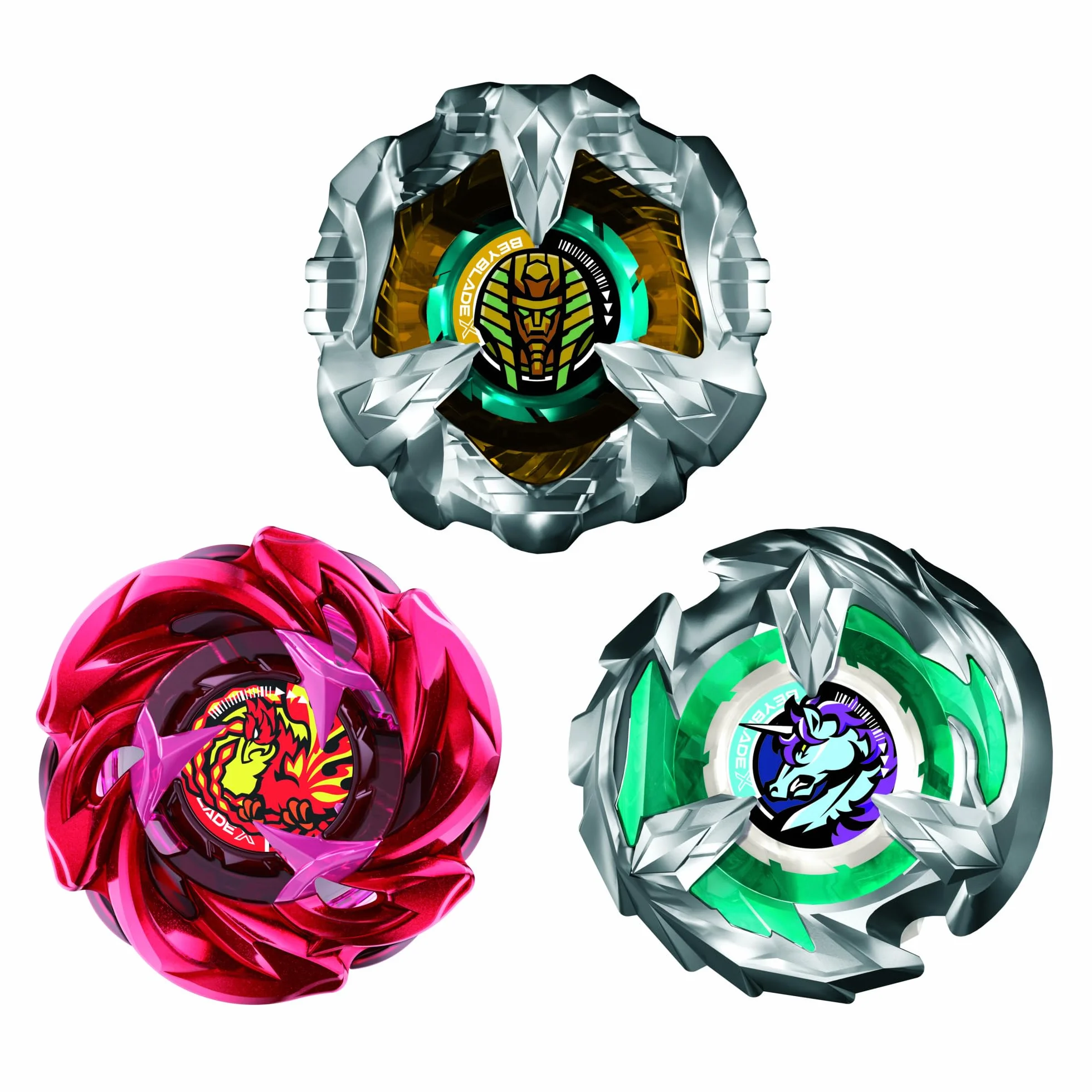 Hasbro Beyblade X Set Yggdrasil Team 3 trottole Takara Tomy Giocattoli 8+