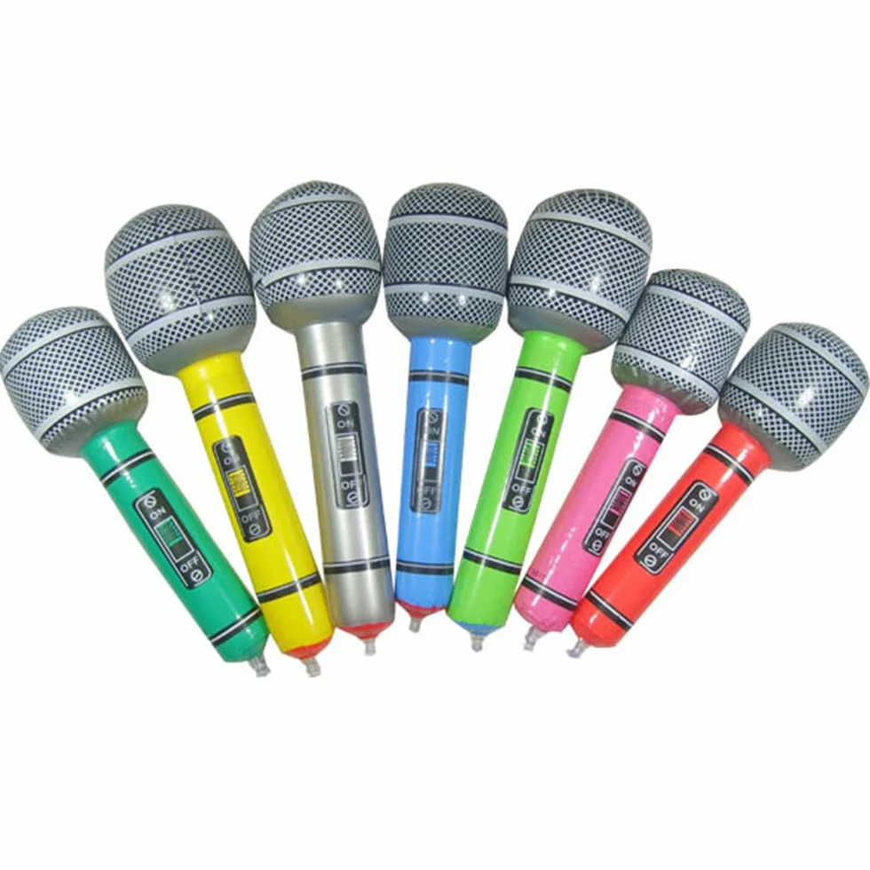 Glowhouse Forniture Gonfiabile Strumenti Musicali Chitarra Sassofono Microfono Partito Palloncini 4 szt