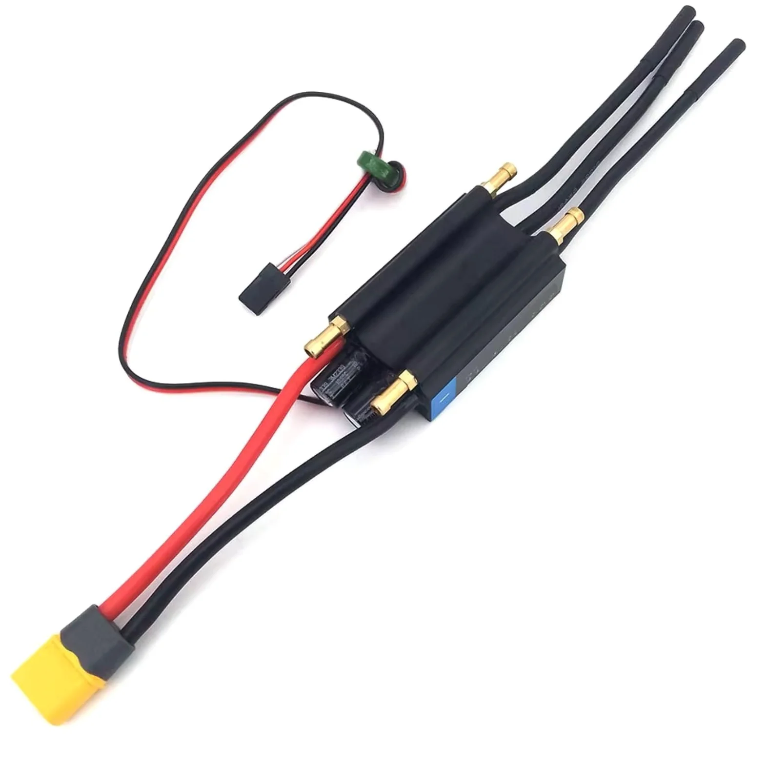Per 90A Brushless ESC Regolatore Velocità Motore Avanti Indietro Modello Raffreddamento Acqua Accessorio Veicoli Fuoristrada Camion Con Rimorchio ESC RC