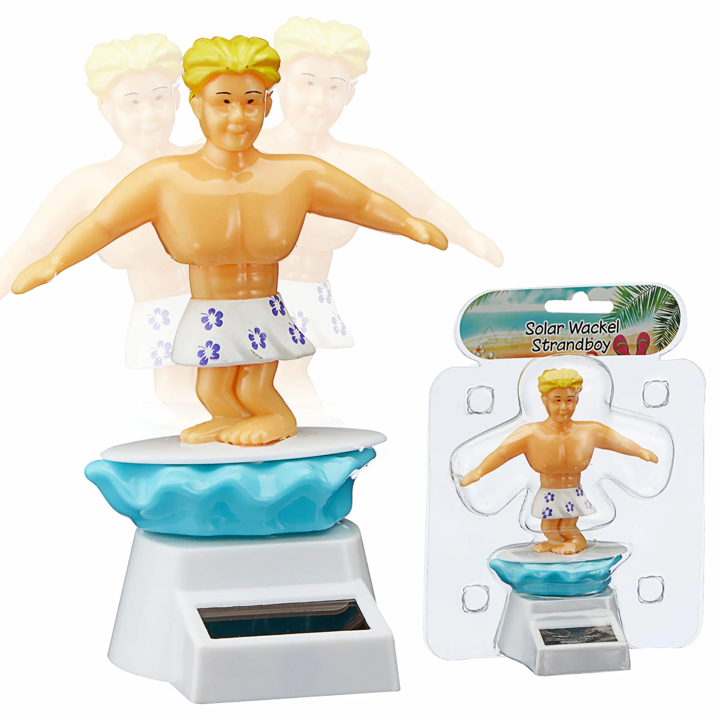 Cepewa Hula Solar Beach Boy Surfista spiaggia ballerino costume da bagno Decorazione auto