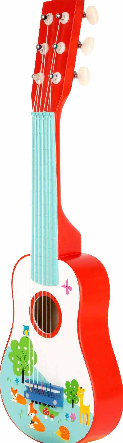 Small Foot Chitarra Volpacchiotto di Legno per Bambini, Strumento Musicale, dai 3 Anni
