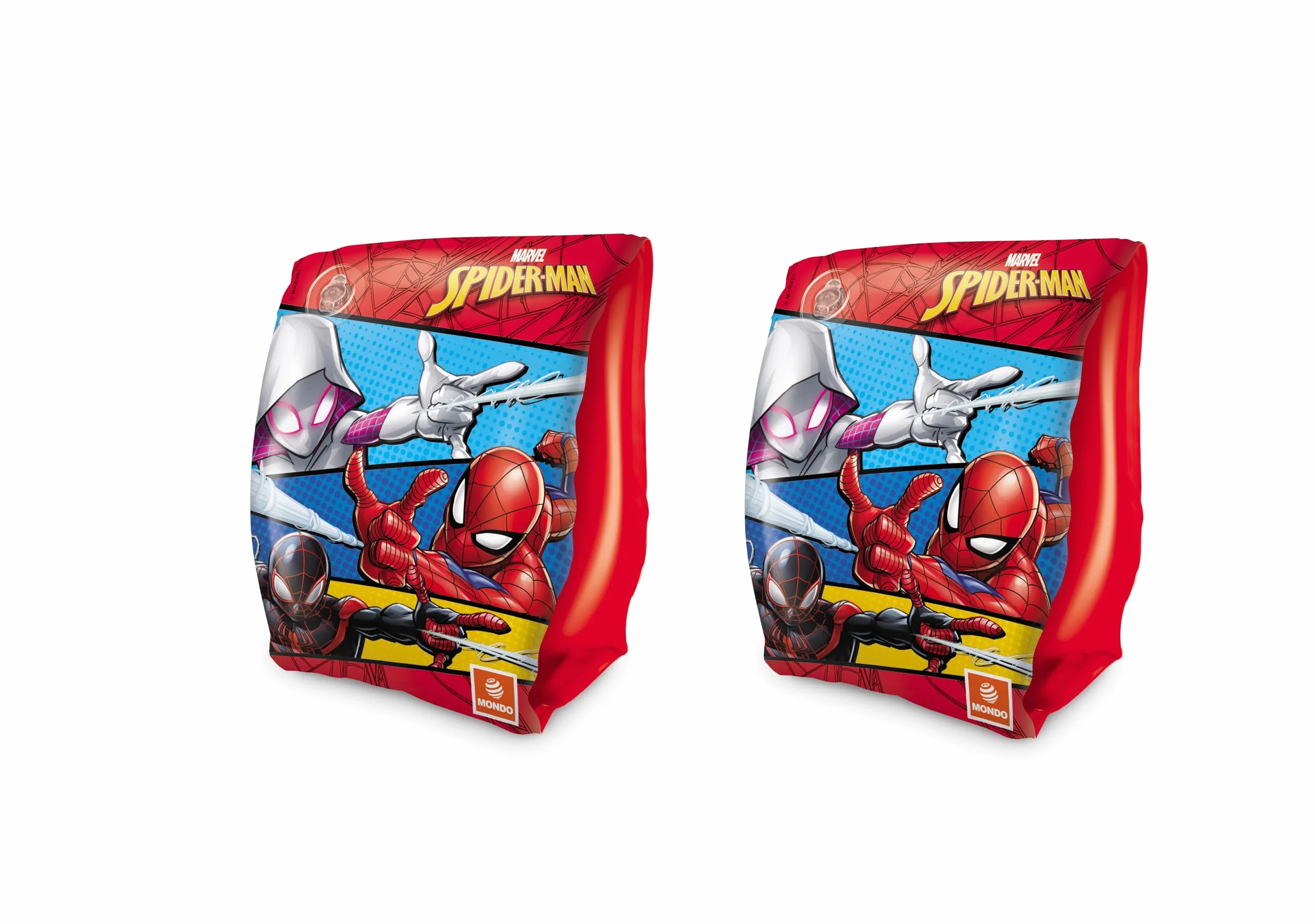 Mondo Toys - SPIDERMAN Arm Bands - Braccioli di Sicurezza per bambini - Materiale PVC - Adatti a bambini da 2 a 6 anni con Peso 6-20 kg - 16927