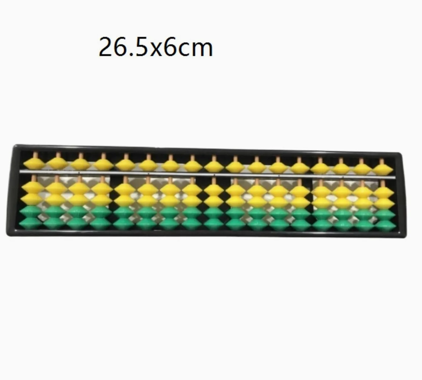 Abaco Pallottoliere Robusto Stile Vintage 5 Perline 17 Cifre Abaco Cinese Giapponese Calcolatrice Conteggio Strumento for L'apprendimento della Matematica Scuola Tradizionale
