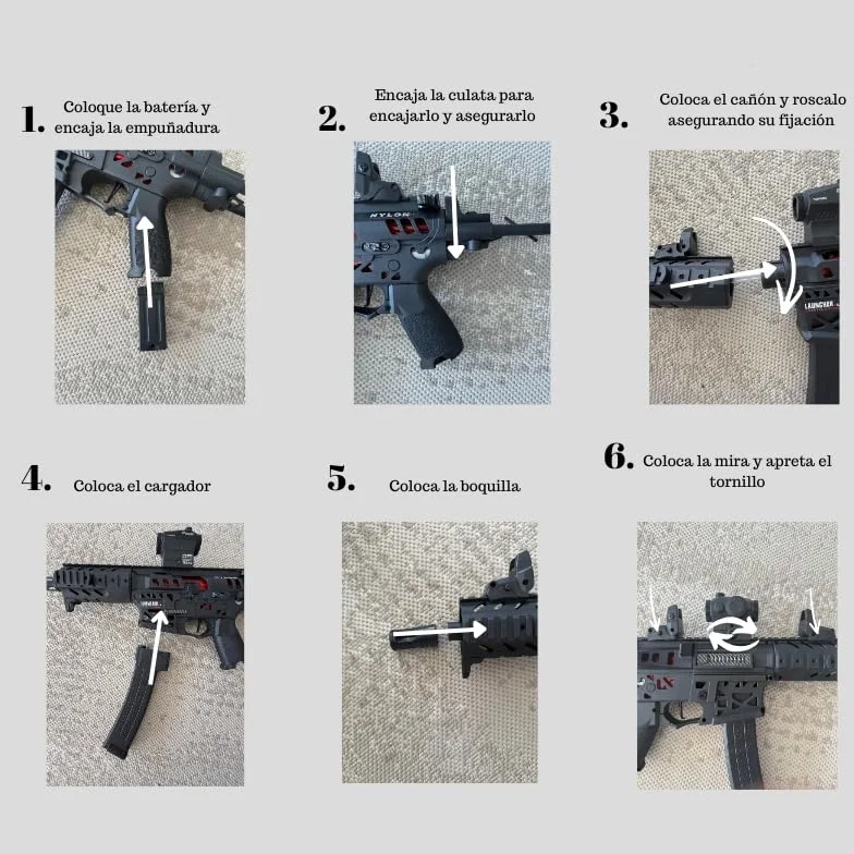 Gel Blaster MPX, pistola a gel elettrica con caricatore automatico, 60.000 pallini, effetto realistico della camera laterale, gioco tattico, spari e mira per giocare con gli amici