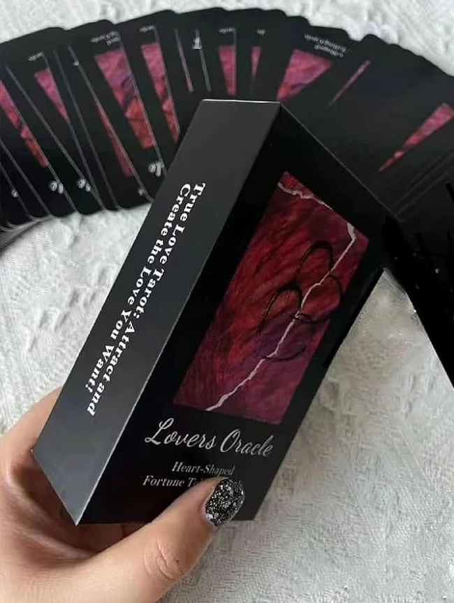 Love Oracle Cards, 80 Tarocchi dell'amore Twin Flame Oracle Deck, Mazzo Romanticamente Carico