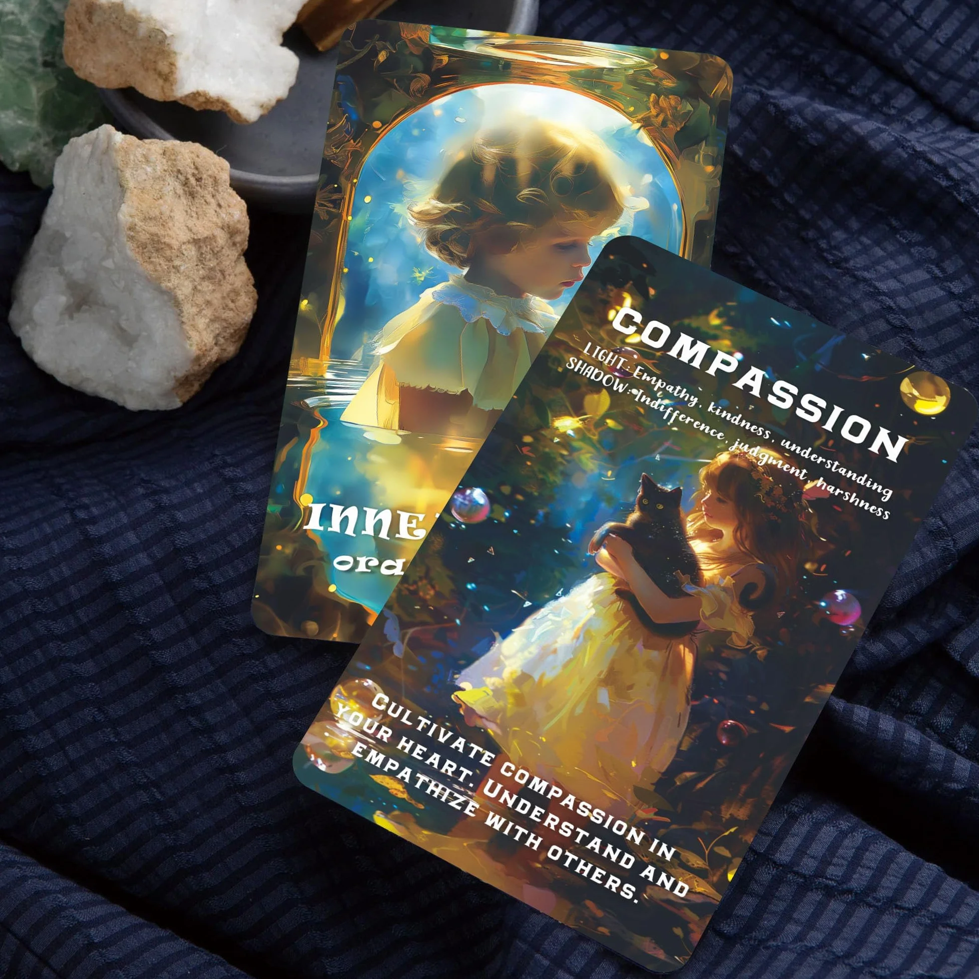 QCFQCF Inner Child Oracle Cards: guarigione, scoperta di sé e crescita emotiva per la trasformazione personale