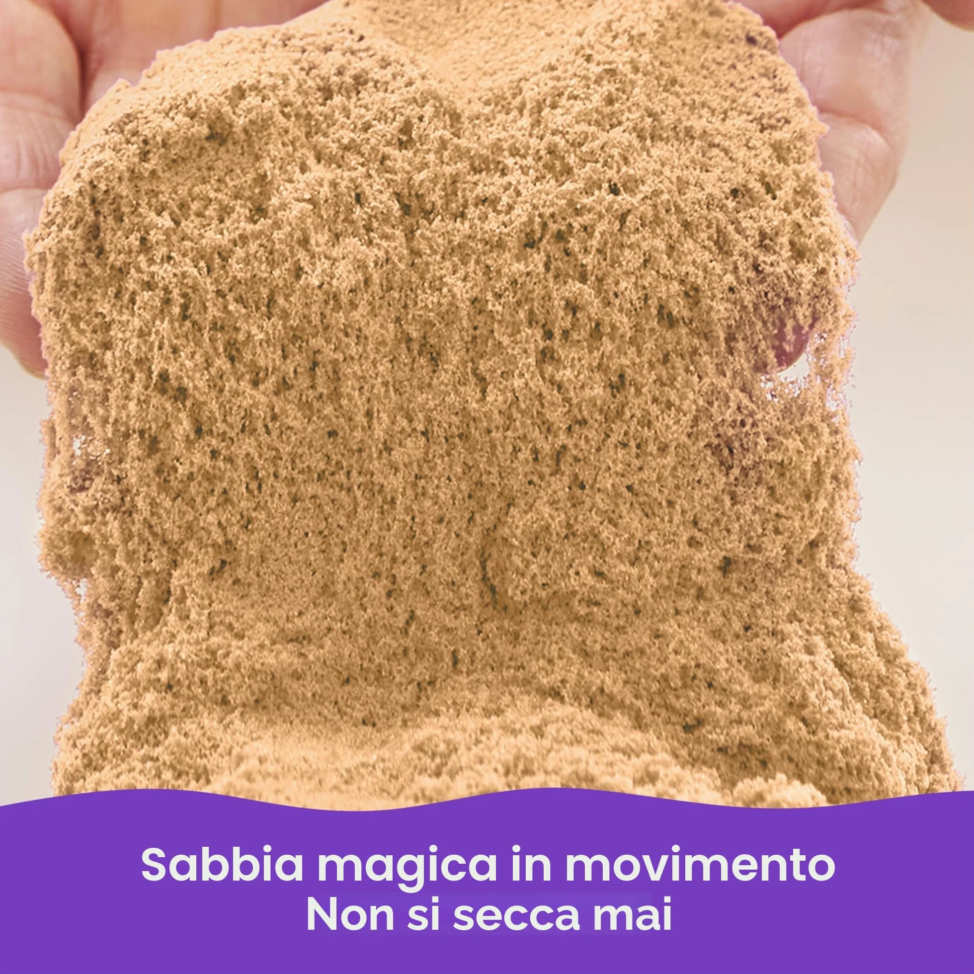 Kinetic Sand, 5 kg di Sabbia Naturale Marrone per Modellare e Creare, 3+ Anni