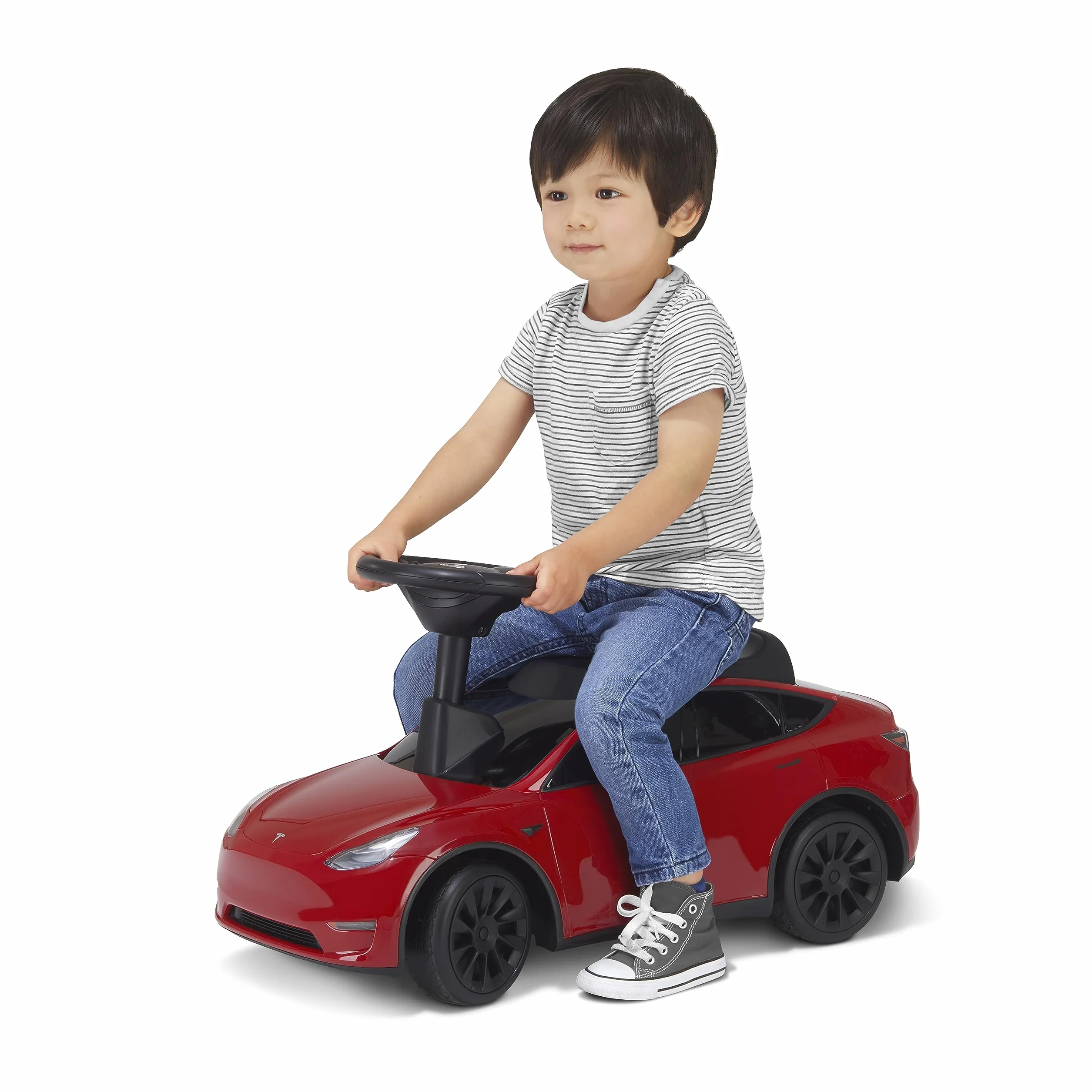 Radio Flyer My First Tesla Model Y, cavalcabile rosso per bambini 1,5-4 anni