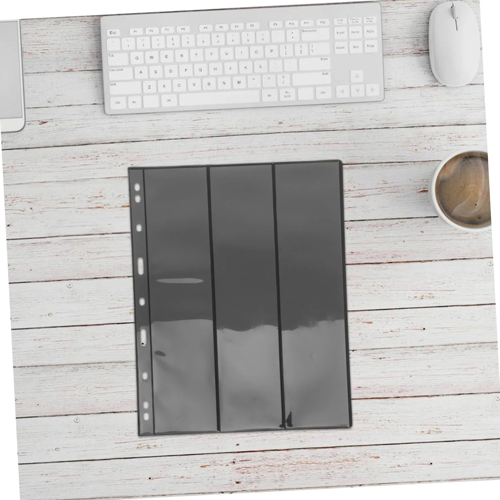 10 pezzi Pagine Album Doppia Faccia in PVC Nero per Collezionisti di Francobolli di Conservazione Leggeri e Facili da Usare per Raccoglitori da Pagine Extra per Ordinata