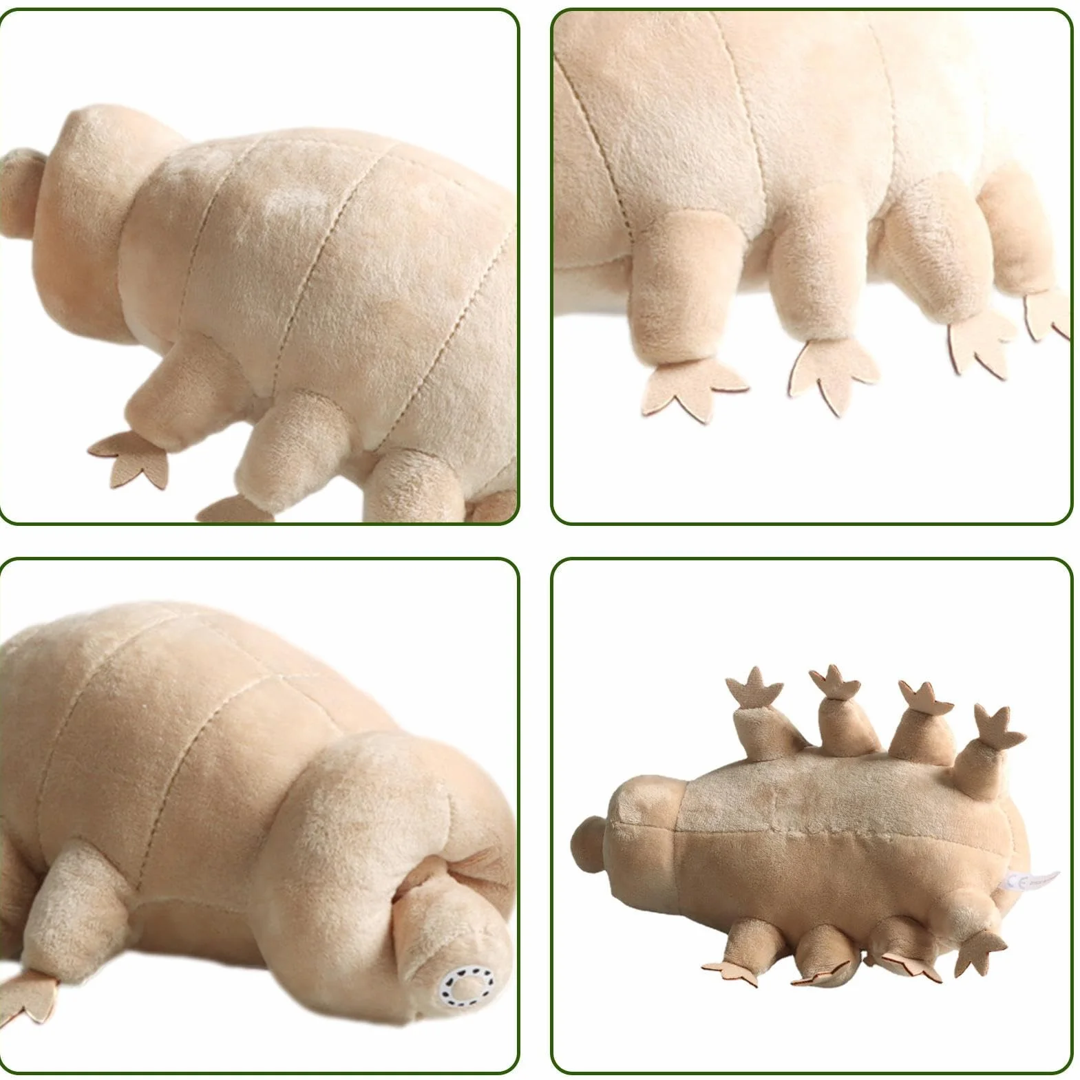 Peluche Tardigrado – Pupazzo Oso D’acqua, Bambola Tardigrado In Peluche, Animaletto Cartoon | Giocattolo Creatura Marina Morbido & | Come Decorazione Unica O Regalo Per Bambini & Colle