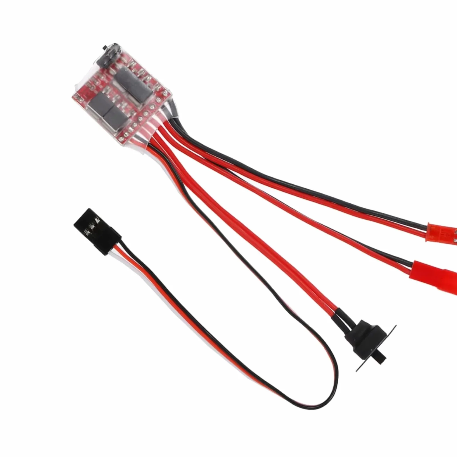 Per 1/16 1/18 1/24 30A Spazzolato ESC Avanti Retromarcia Freno Dual Way Regolatore Velocità Del Motore RC Modello Auto Accessorio Ricambio ESC RC