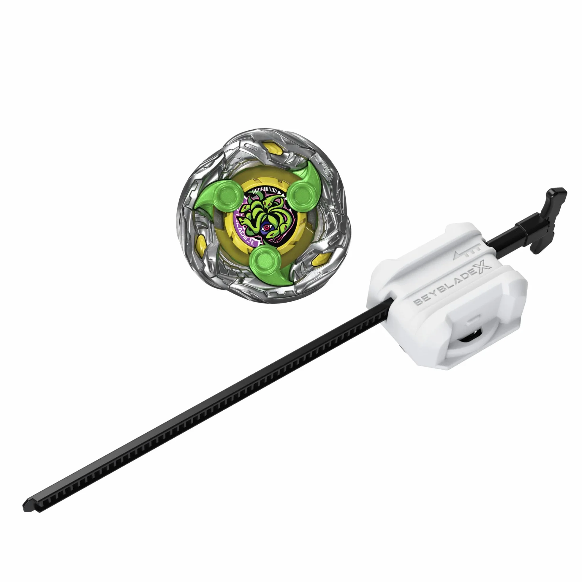 Hasbro Beyblade X Set Starter Pack Stun Medusa 9-60GB UX con trottola di Resistenza e Lanciatore Takara Tomy
