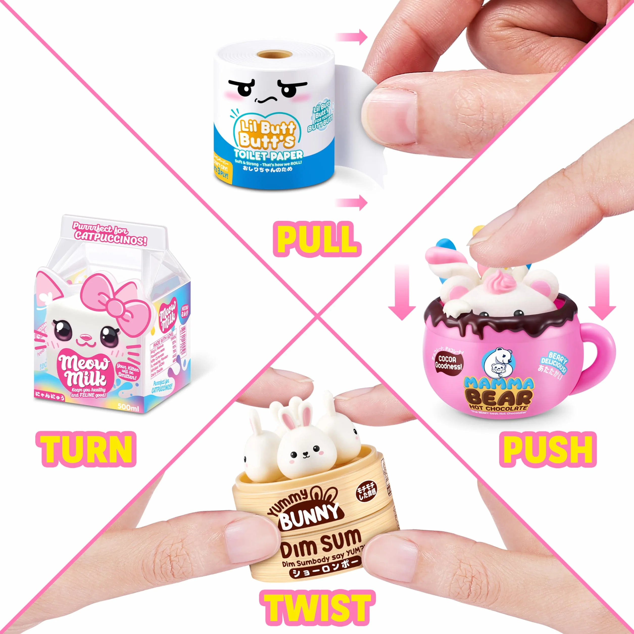 Mini Brands Kawaii Capsule Serie 2 Surprise Kolekcjonerskie Japońskie