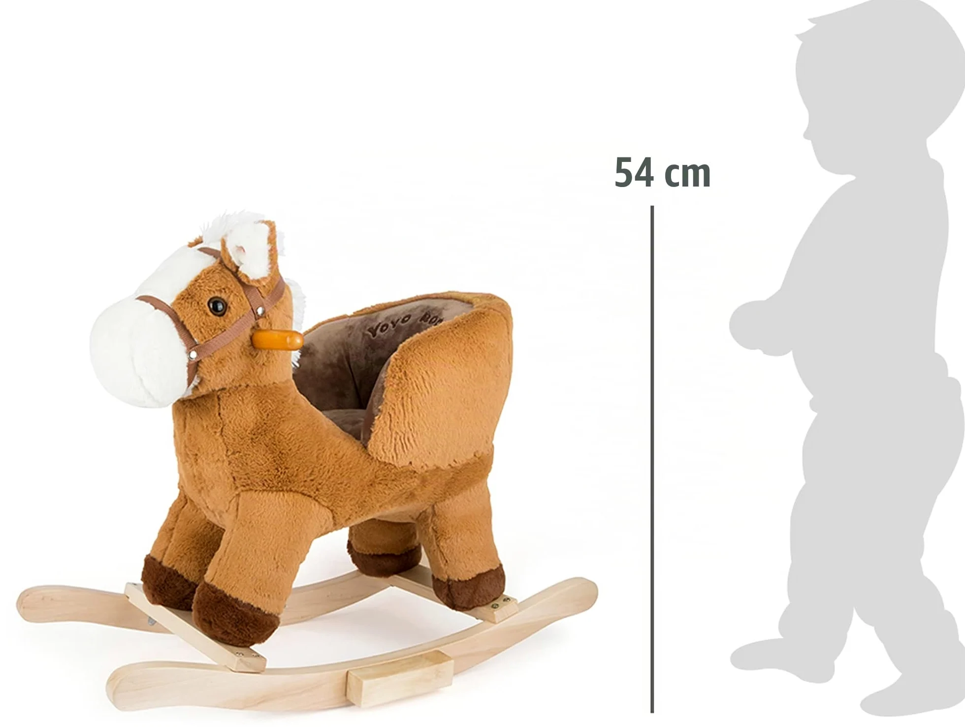 small foot 10616 Cavallo a Dondolo in Stoffa Morbida