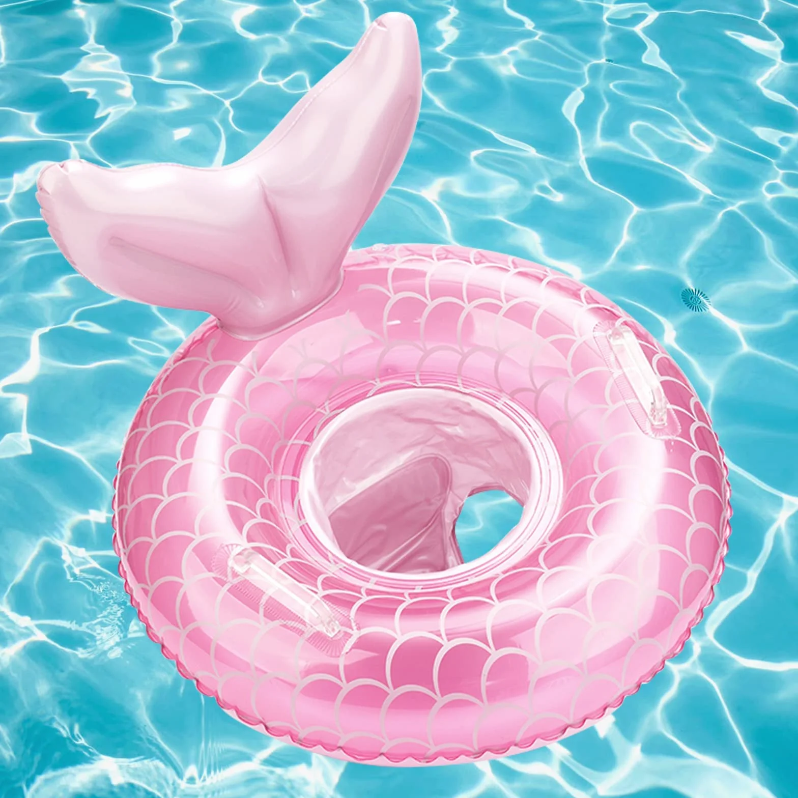 Flintronic Salvagente Gonfiabile per Bambini, Anello di Nuoto per Bambini, Anello di Nuoto Gonfiabile con Seggiolino per Bambino (6-36 Mesi)
