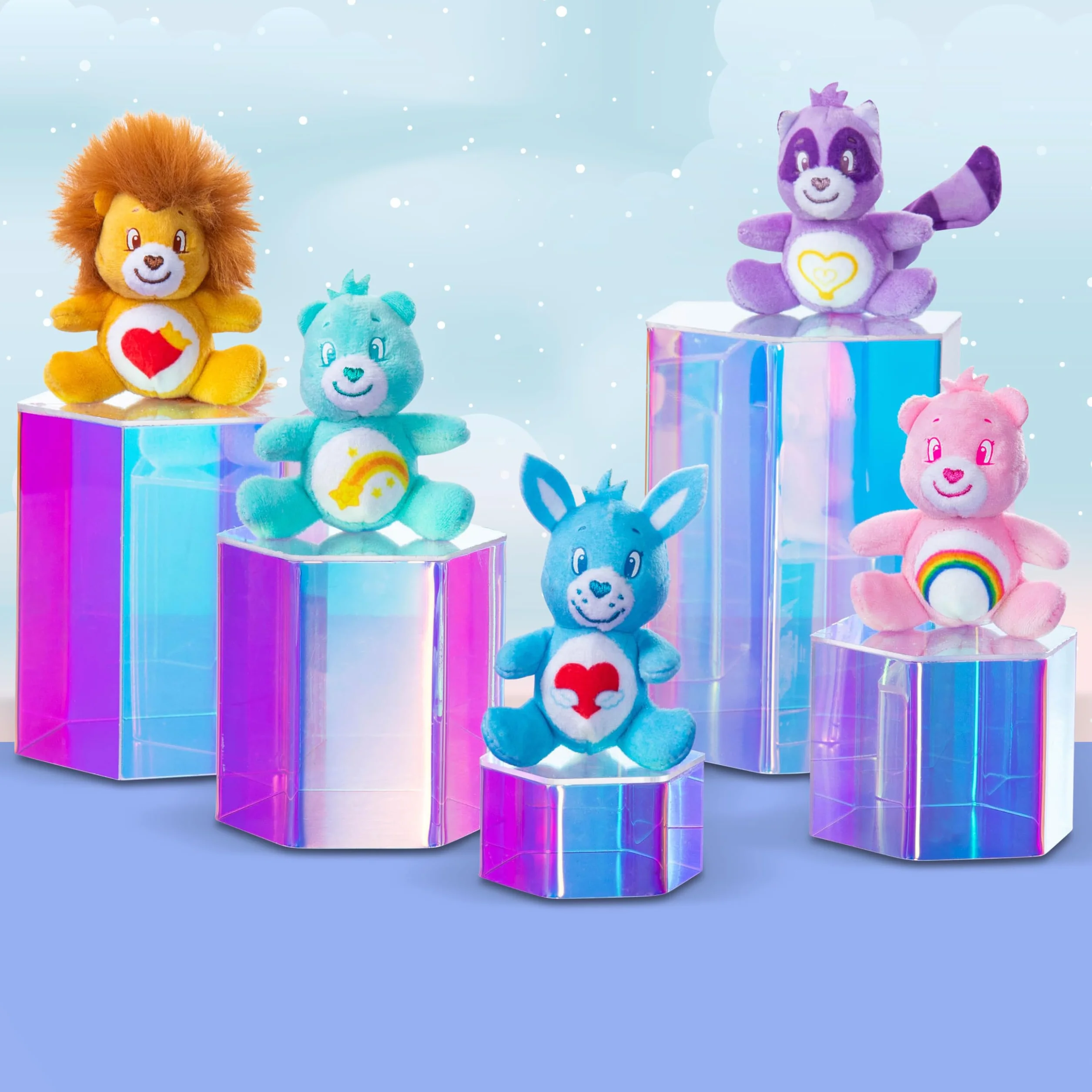 Basic Fun Care Bears Micro Teenies & Cousins Set Vacanze – Confezione da Collezione