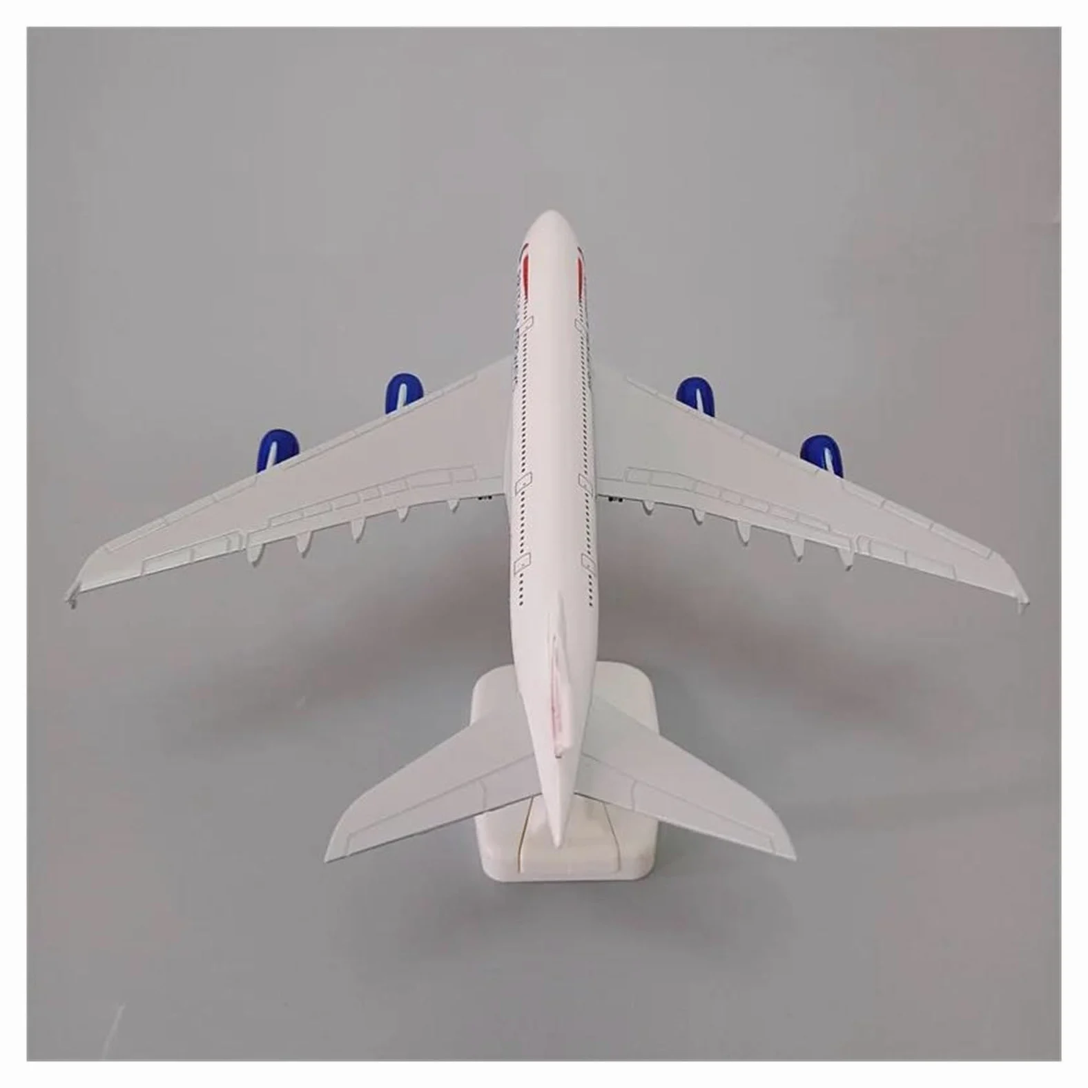 Kit Modello Di Aereo Pressofuso Da 20 Cm Per British Airways Airbus 380 A380 Per Regalo Collezione Appassionati Aviazione Modello di Aereo in lega