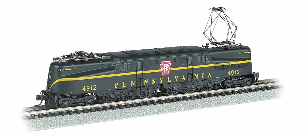 Bachmann Industries Gg 1 Dcc Ready Electric Prr 4912 N-Scale Locomotive, Brunswick Green Single Stripe