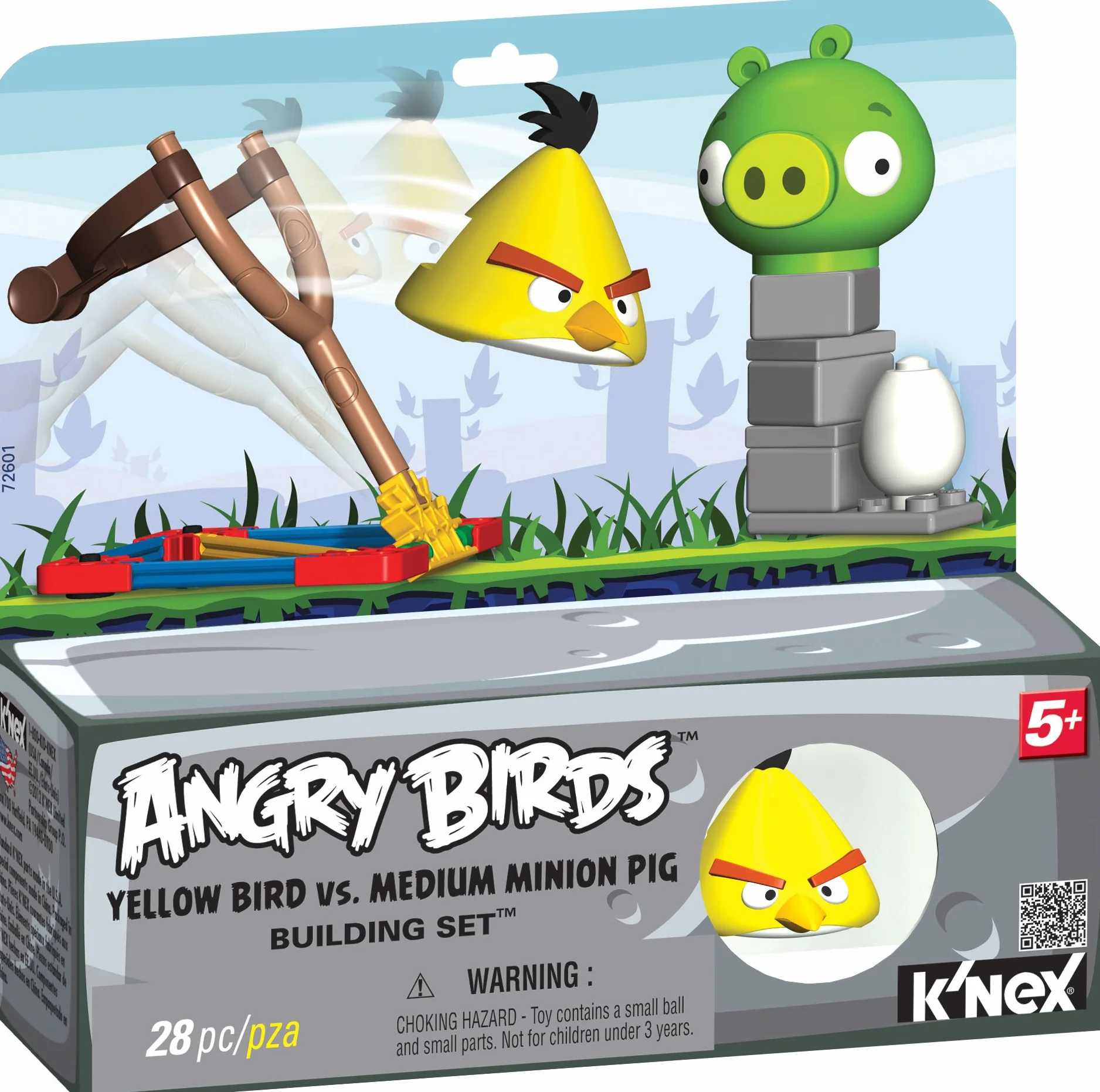 K'NEX Angry Birds Uccello Giallo vs Media Minion Maiale