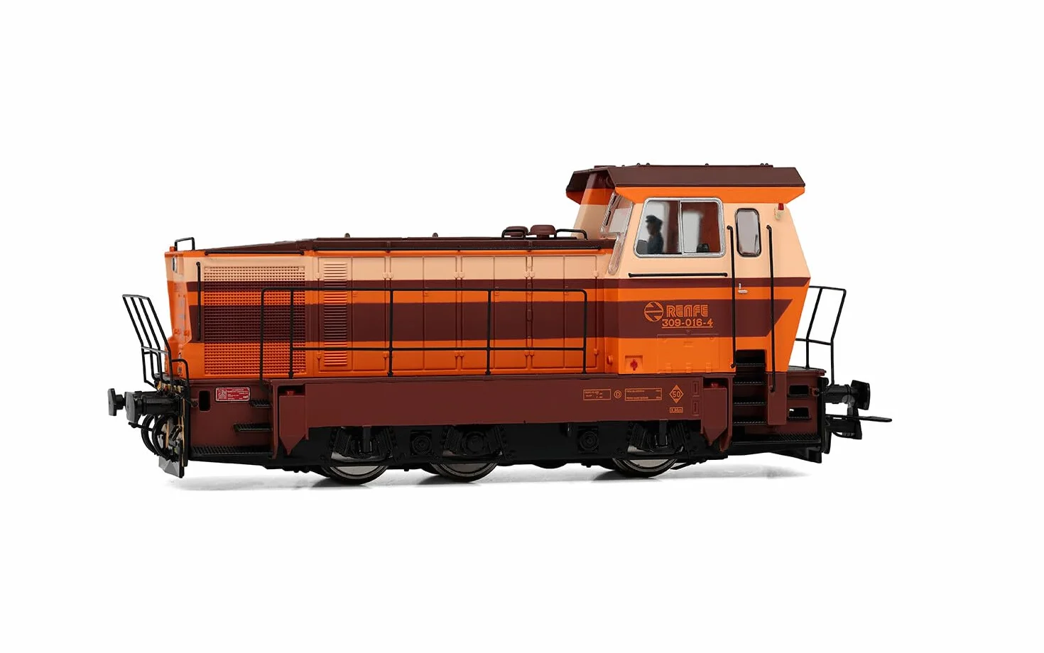 Electrotren HE2012 RENFE, locomotiva diesel da manovra 309, livrea Estrella, ep. IV Loco, Diesel