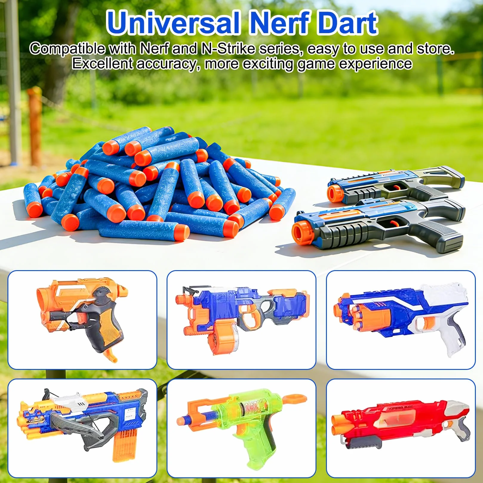 Set di Ricarica Dardi in Schiuma per Nerf N-Strike Elite Series Blaster, 40 Pezzi