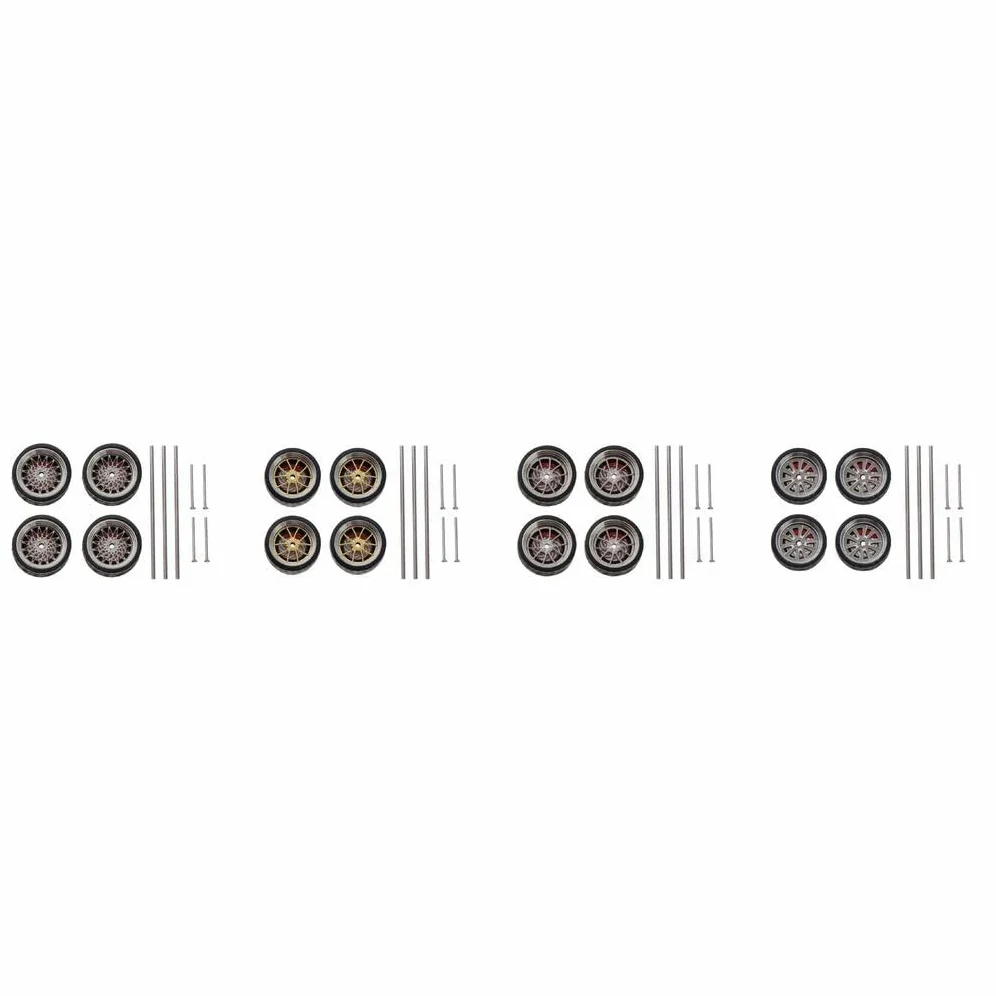 Accessori Auto Modello 1/64 – Ruote Alluminio | cerchi rimovibili, per collezione, adulti